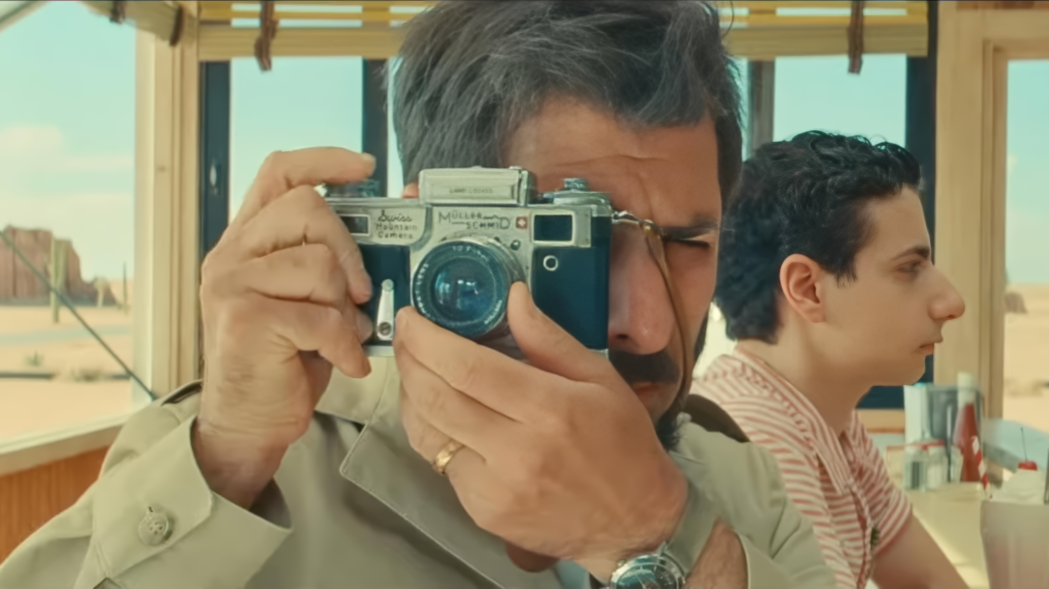 Jason Schwartzman wearing Unidentified Watch in Asteroid City