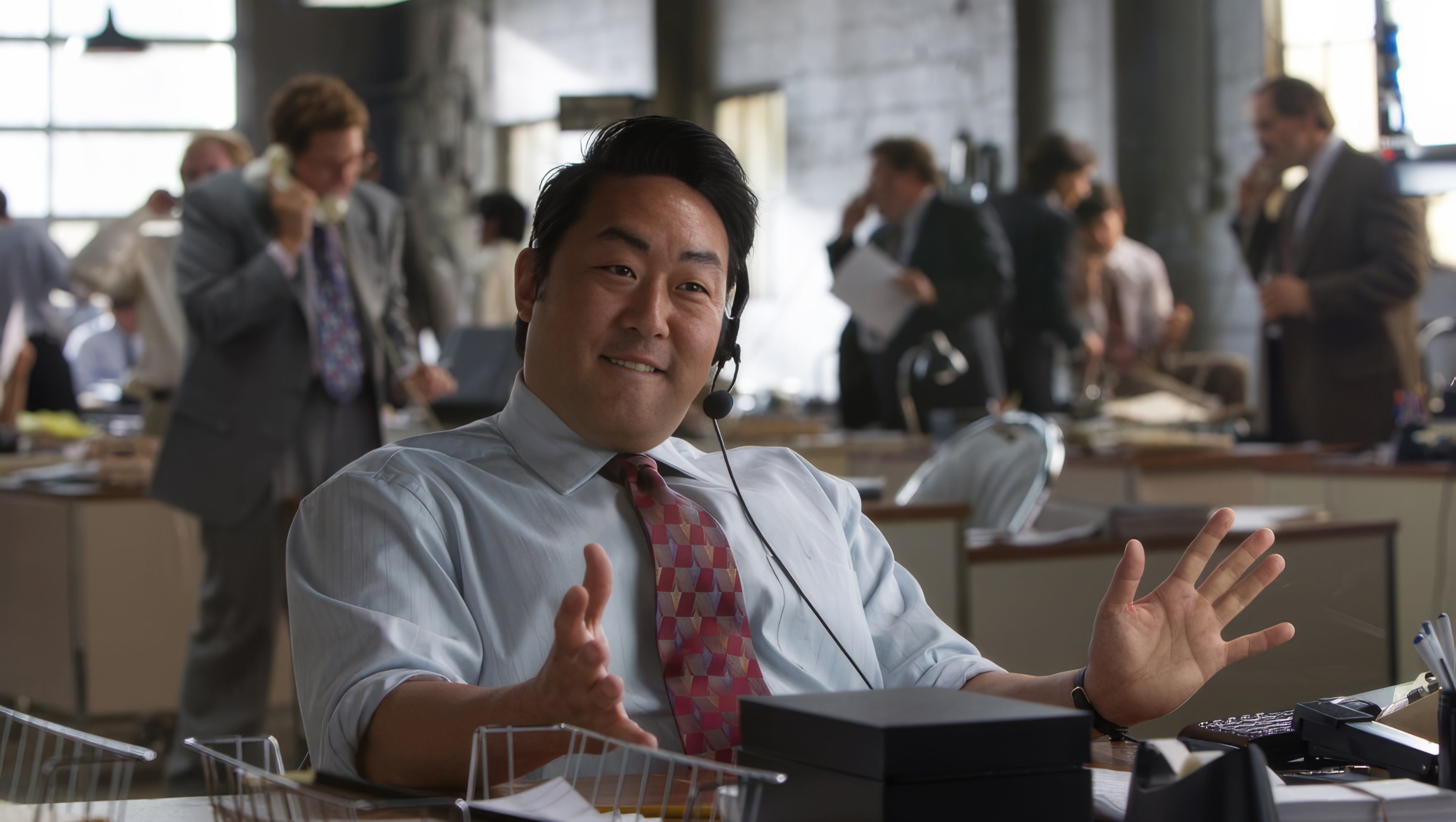 Kenneth Choi wearing Rolex Submariner Yellow Gold in The Wolf of Wall Street