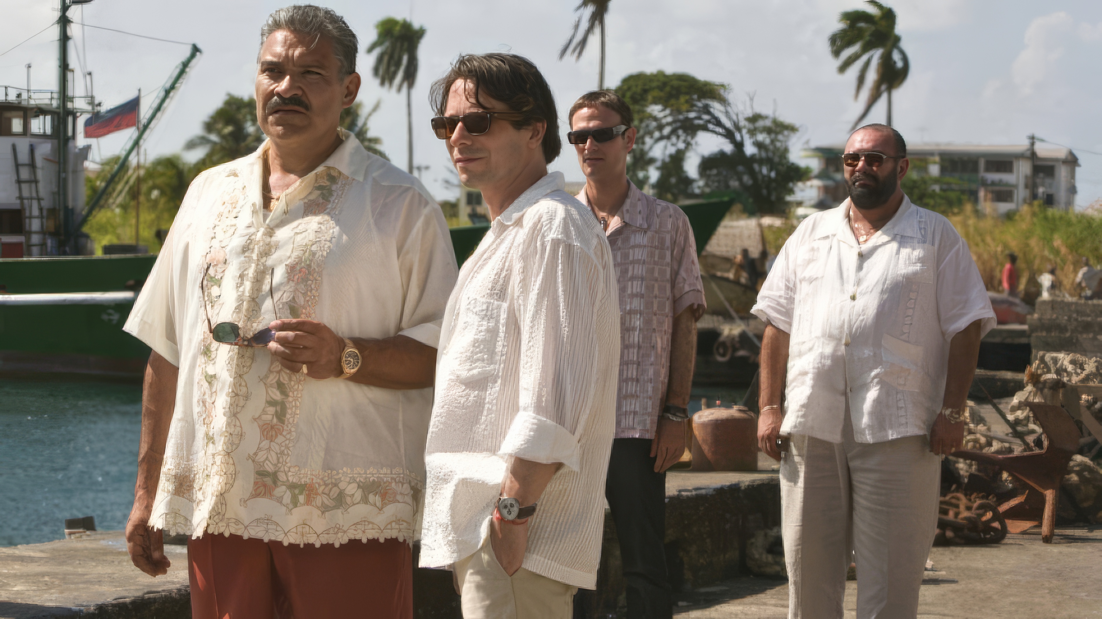 Mathieu Amalric wearing Hamilton Khaki Aviation in Quantum of Solace