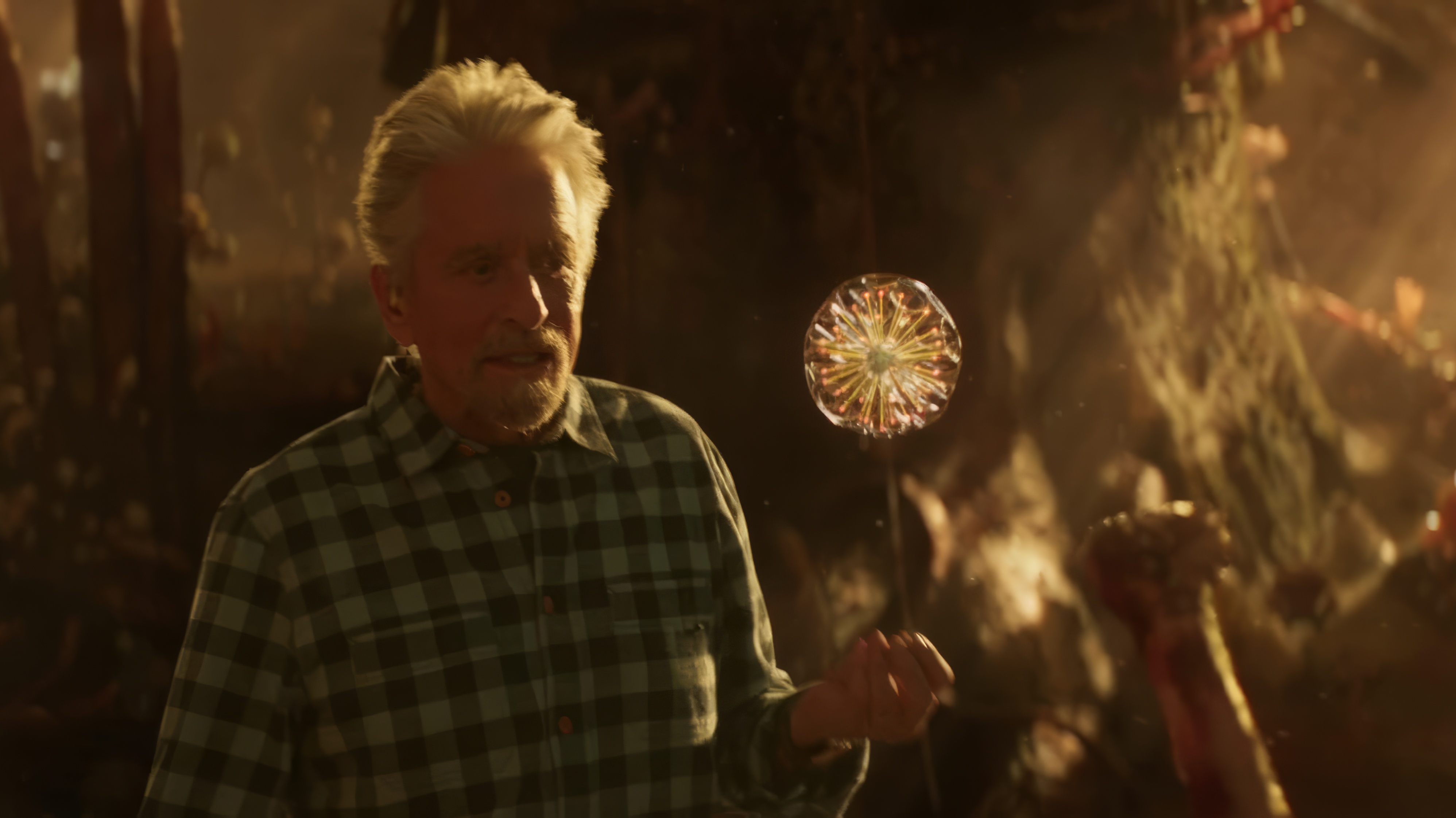 Michael Douglas wearing Hamilton Khaki Field in Ant-Man and the Wasp: Quantumania