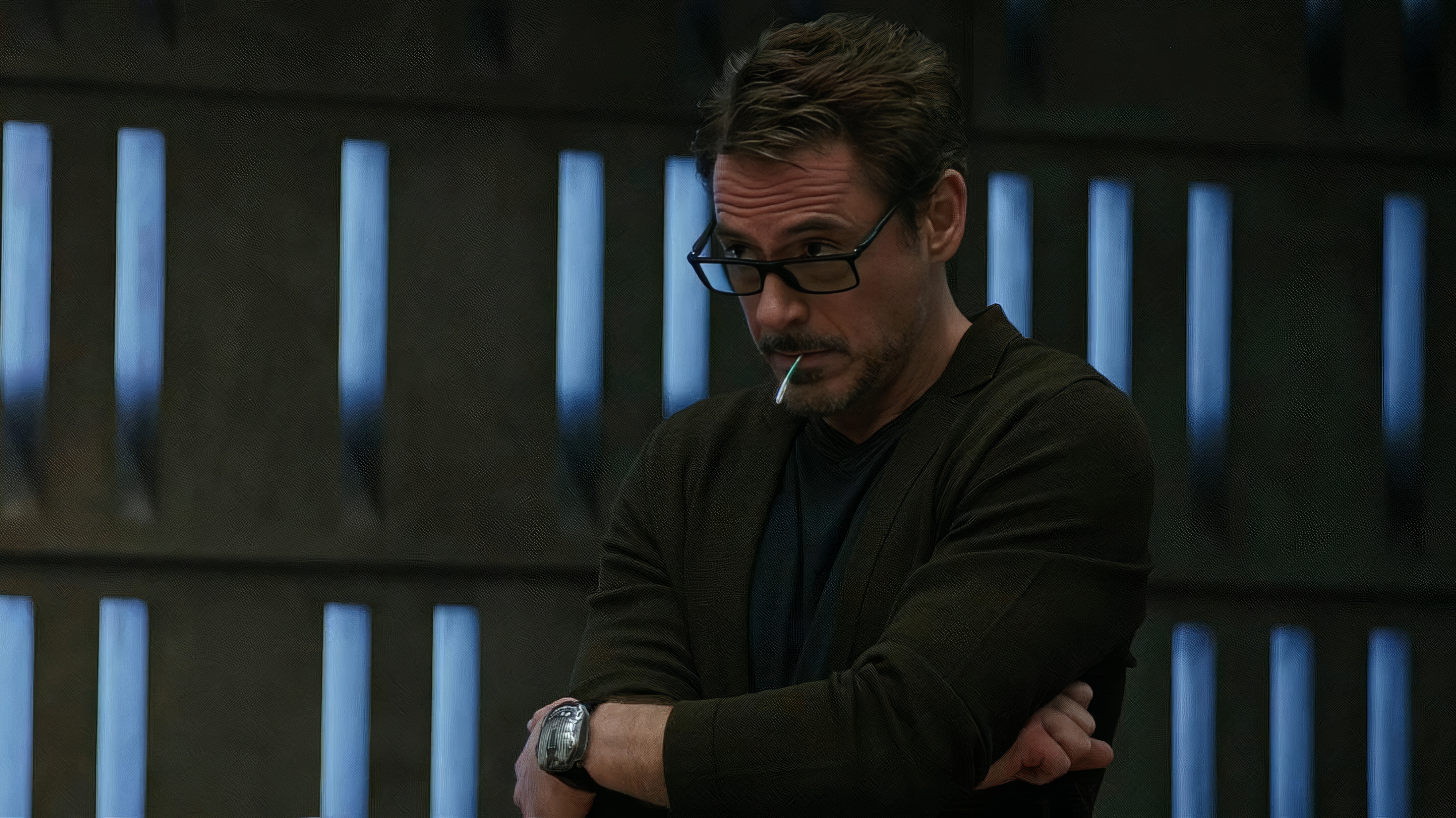 Robert Downey Jr. wearing Urwerk UR-105CT in Avengers: Endgame