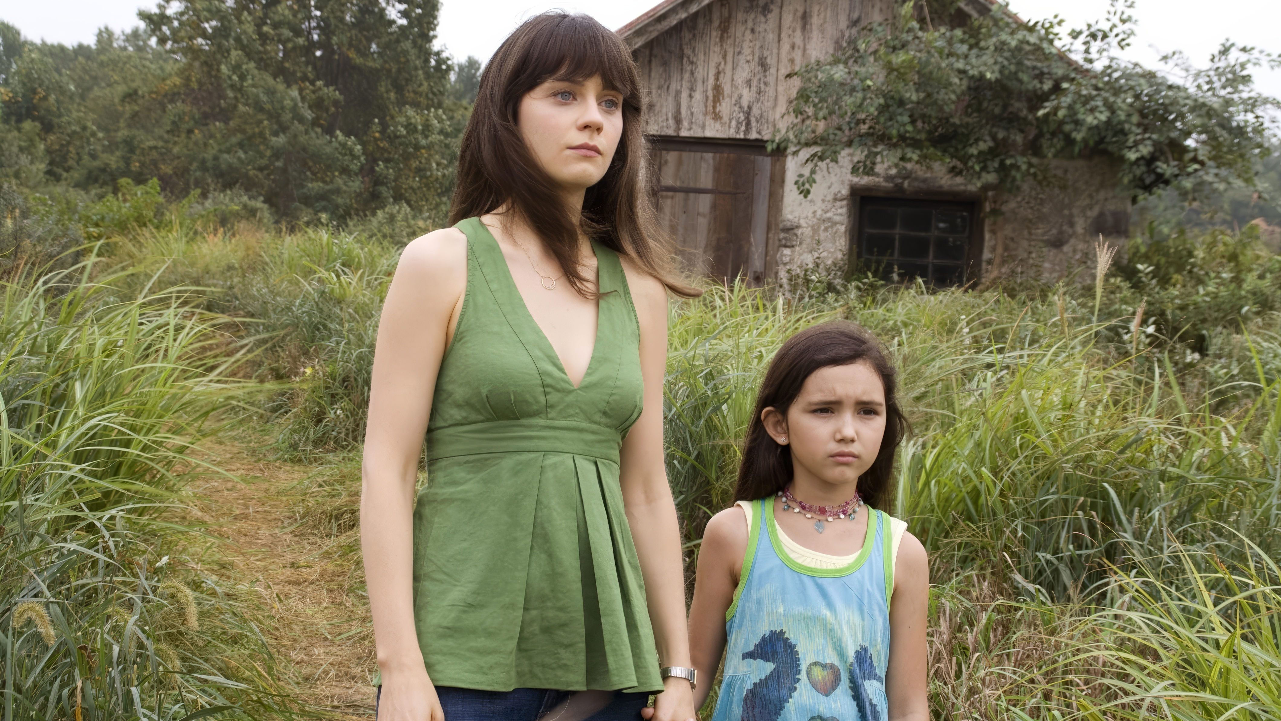 Zooey Deschanel wearing Cartier Santos de Cartier in The Happening