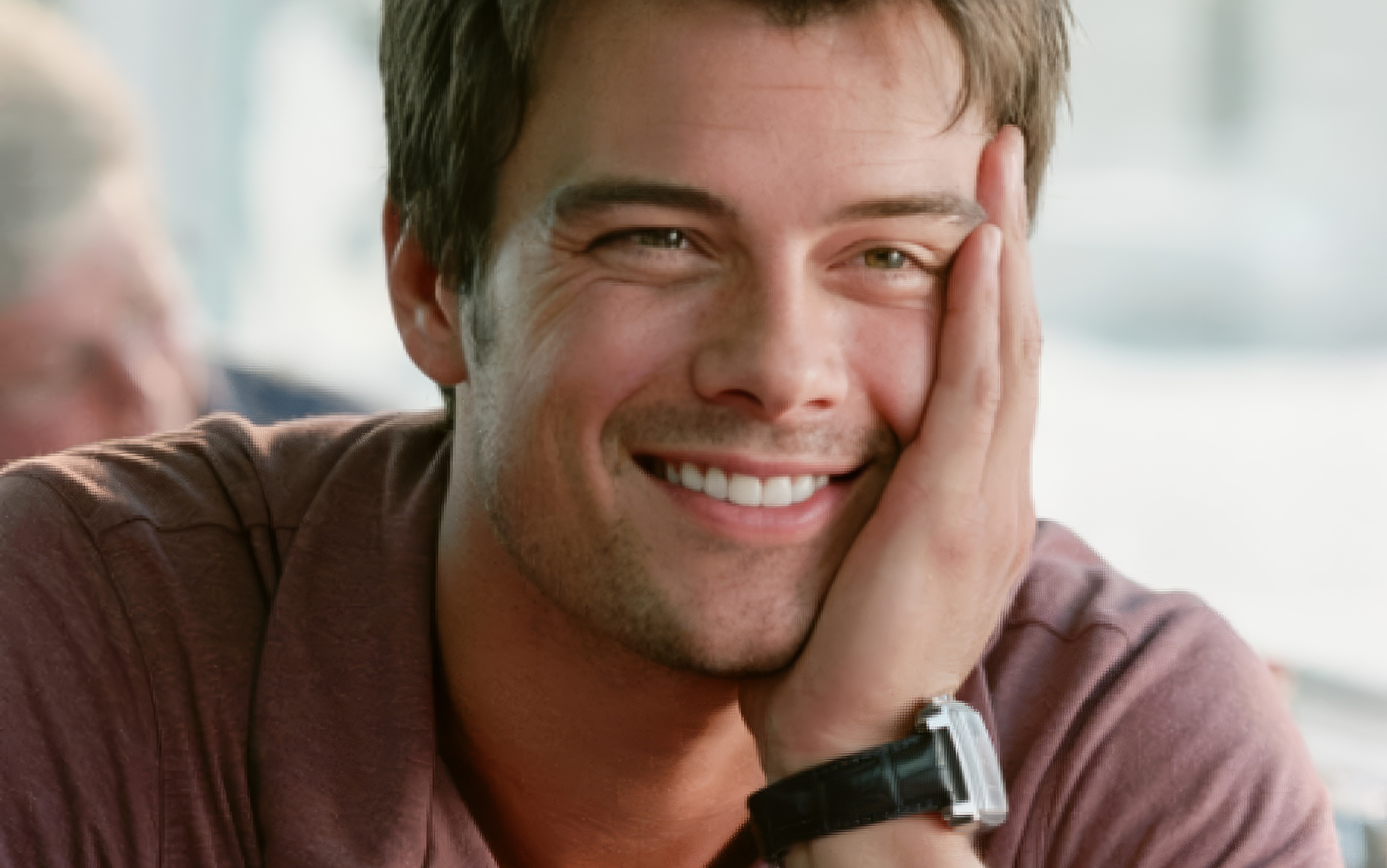 Josh Duhamel wearing TAG Heuer Monaco in Win a Date with Tad Hamilton!