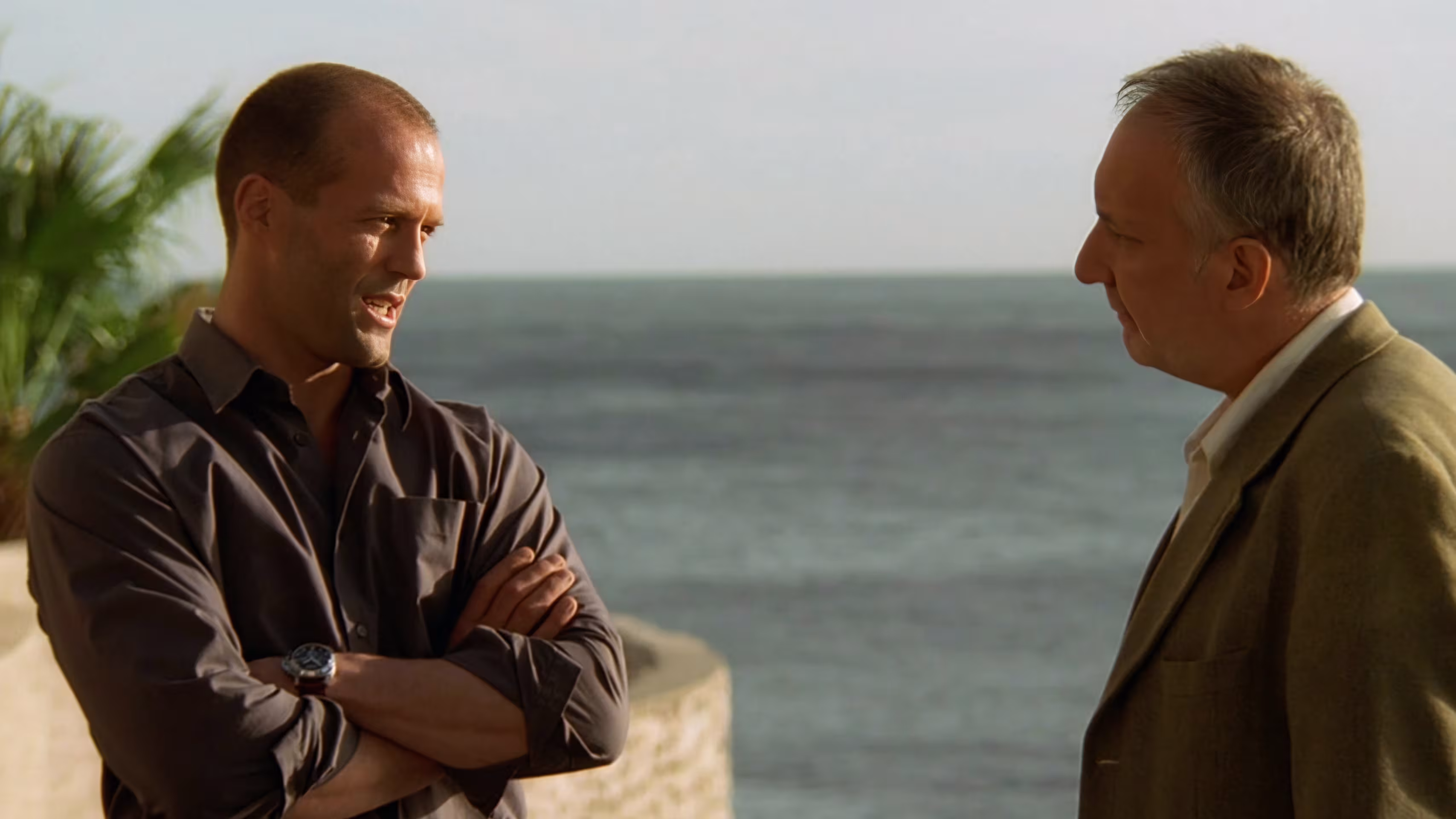 Jason Statham wearing Panerai Luminor Chrono in The Transporter
