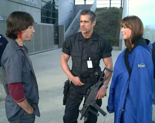 Edoardo Costa wearing Audemars Piguet Royal Oak Offshore in Live Free or Die Hard