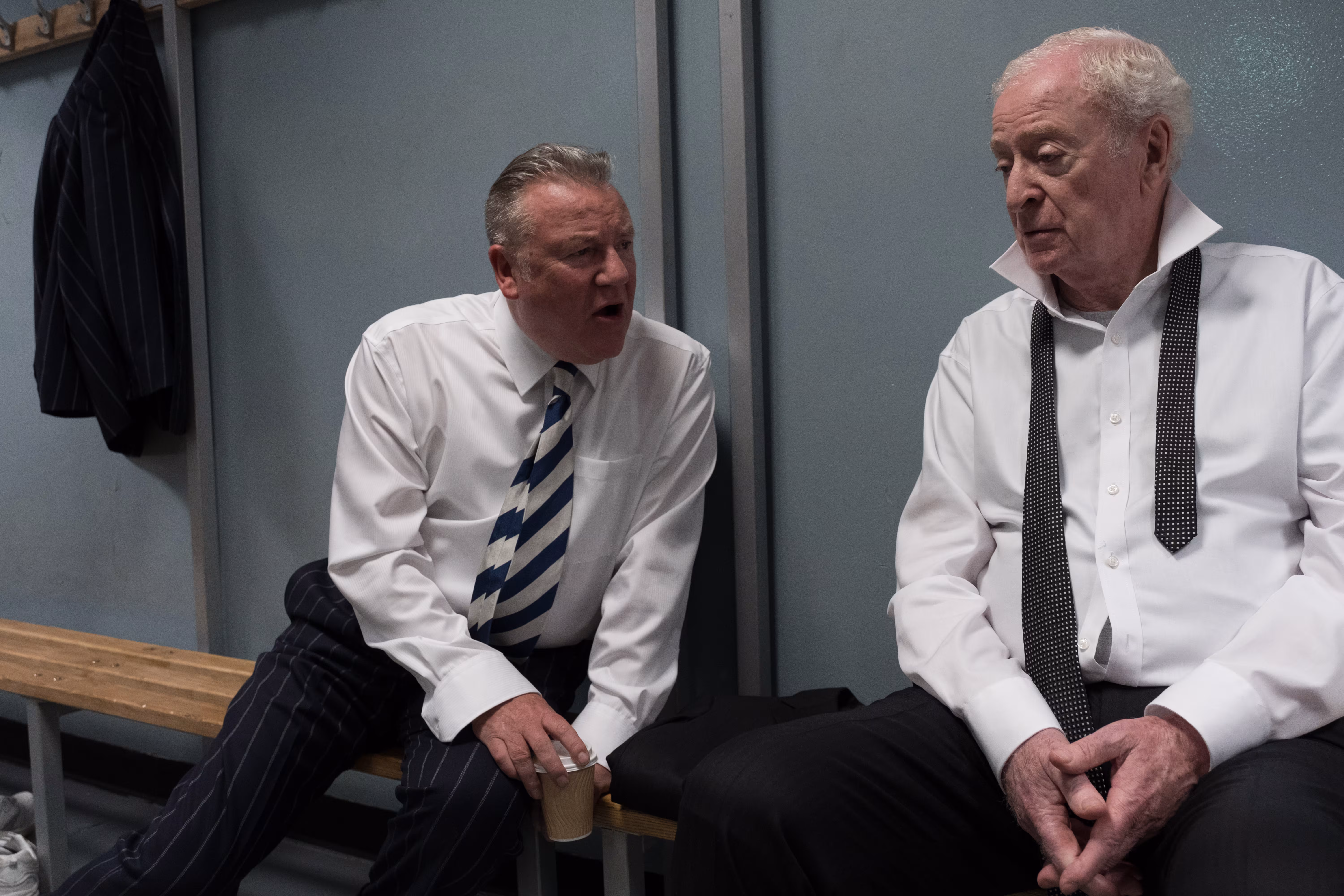 Michael Caine wearing Seiko SUP880 in King of Thieves