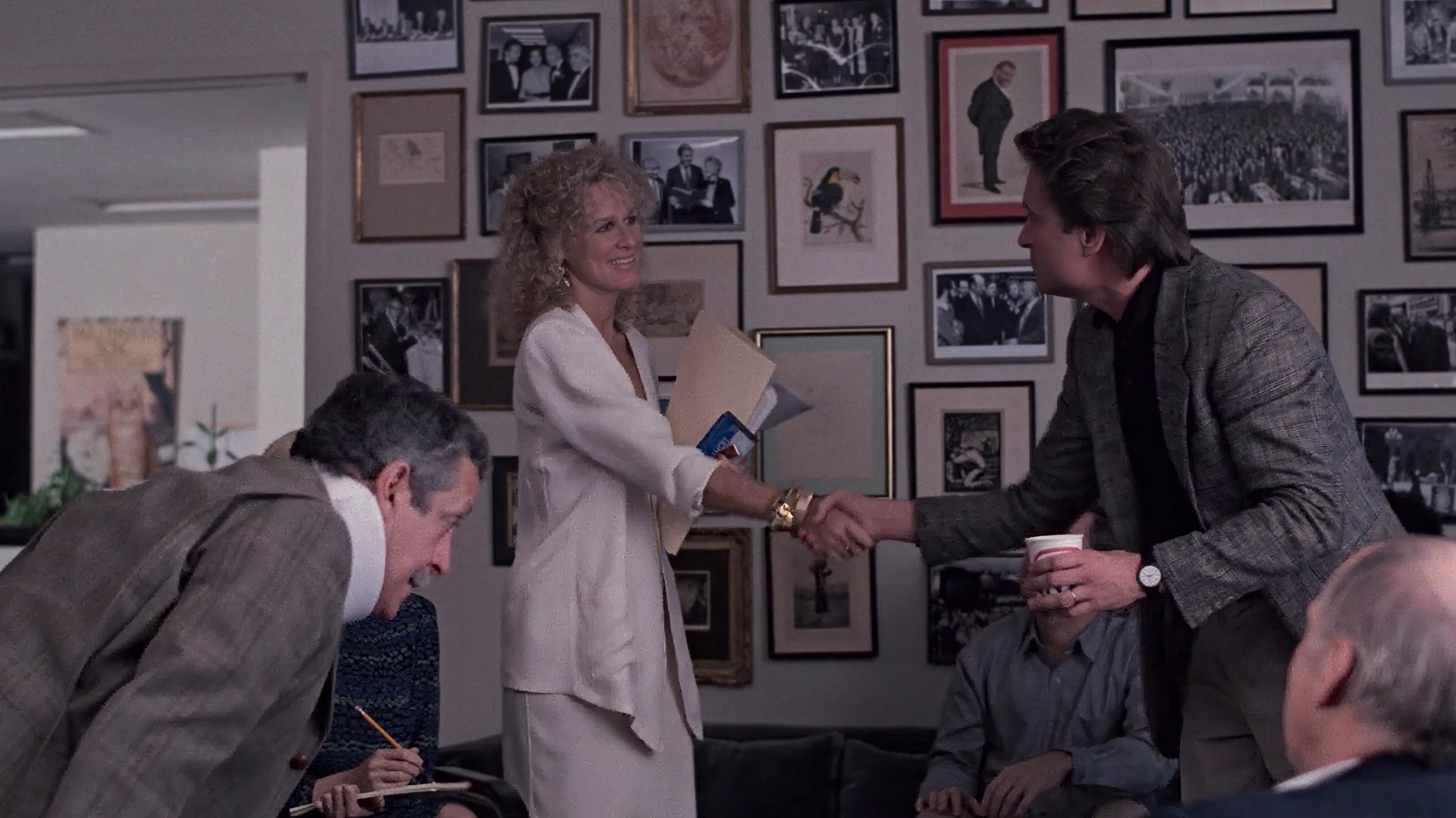 Michael Douglas wearing Swatch in Fatal Attraction
