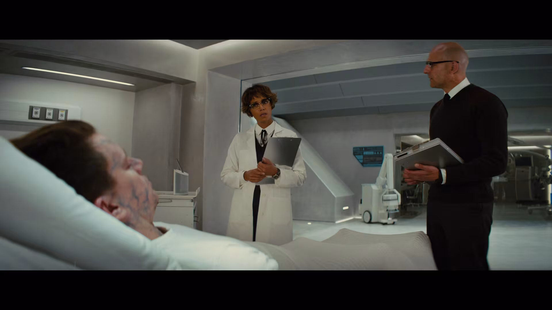 Halle Berry wearing TAG Heuer Monaco in Kingsman: The Golden Circle