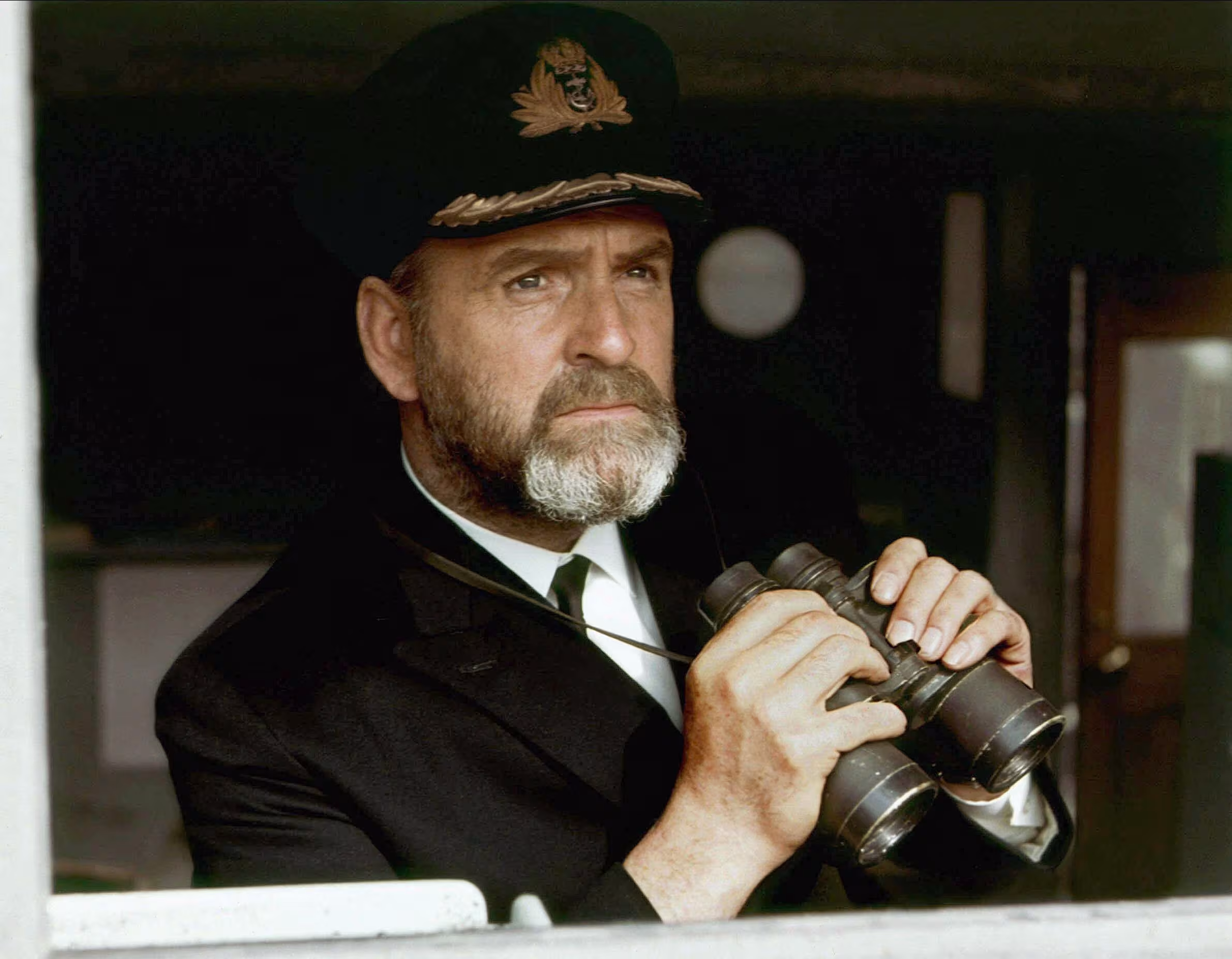 Andrew Keir wearing Omega in Attack on the Iron Coast