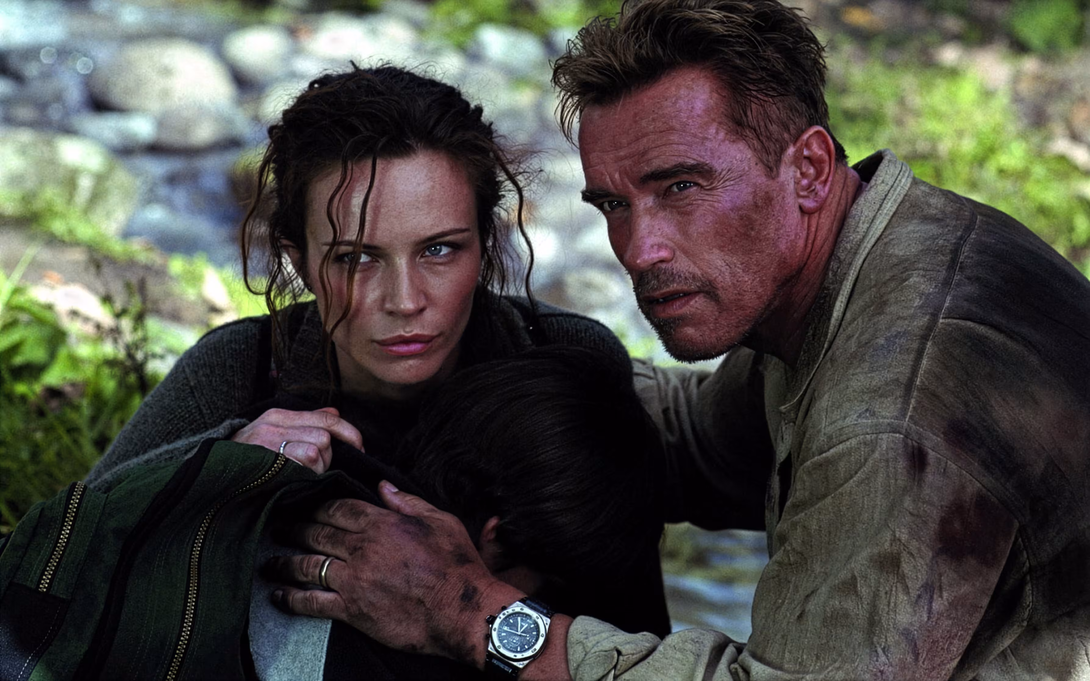 Arnold Schwarzenegger wearing Audemars Piguet Royal Oak Offshore in Collateral Damage