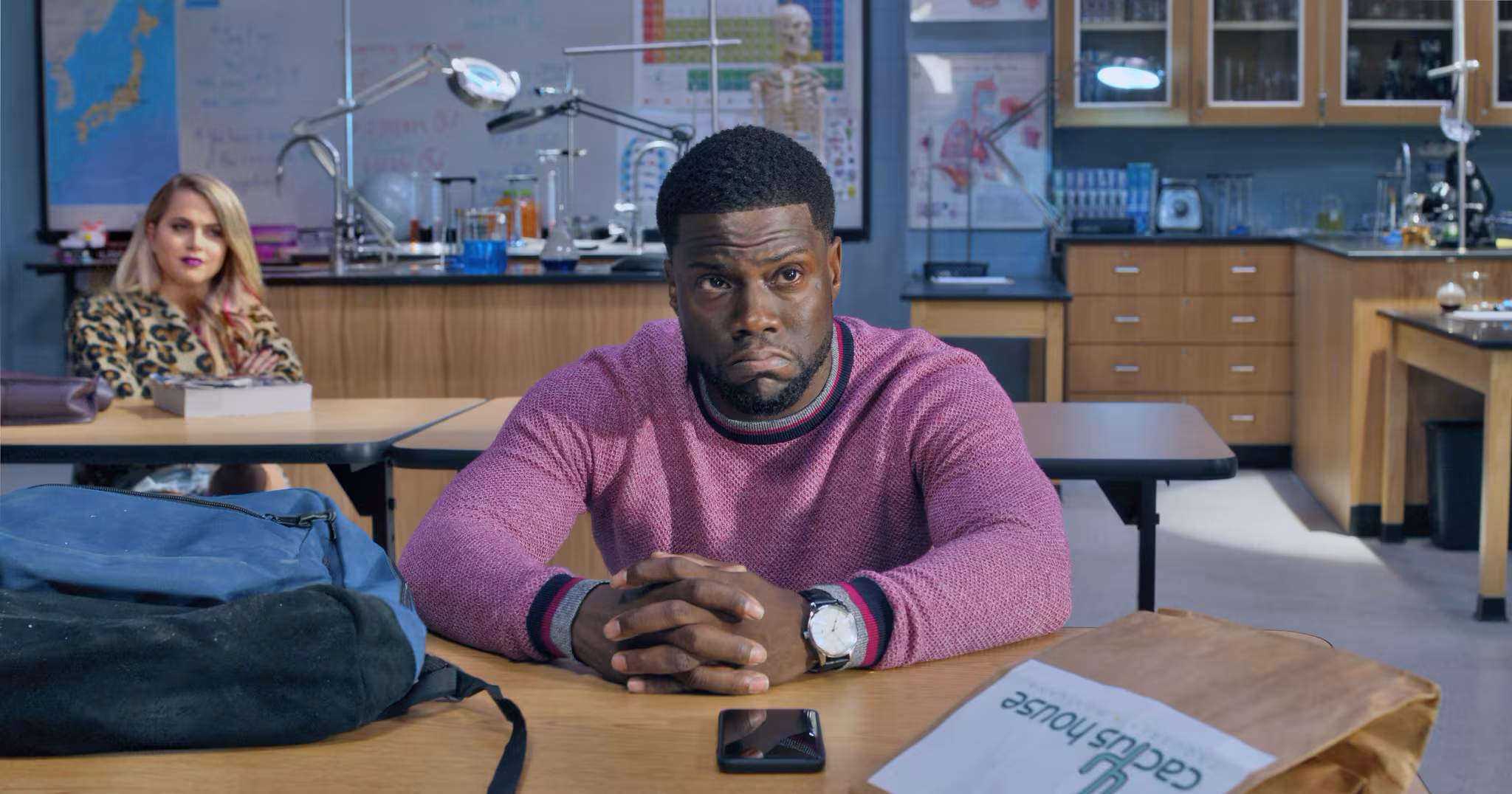 Kevin Hart wearing Unidentified watch in Night School