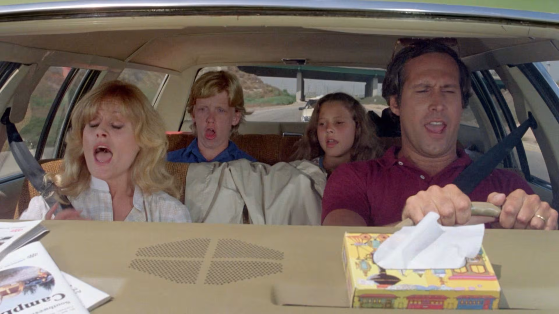 Chevy Chase wearing Timex Mechanical in National Lampoon's Vacation