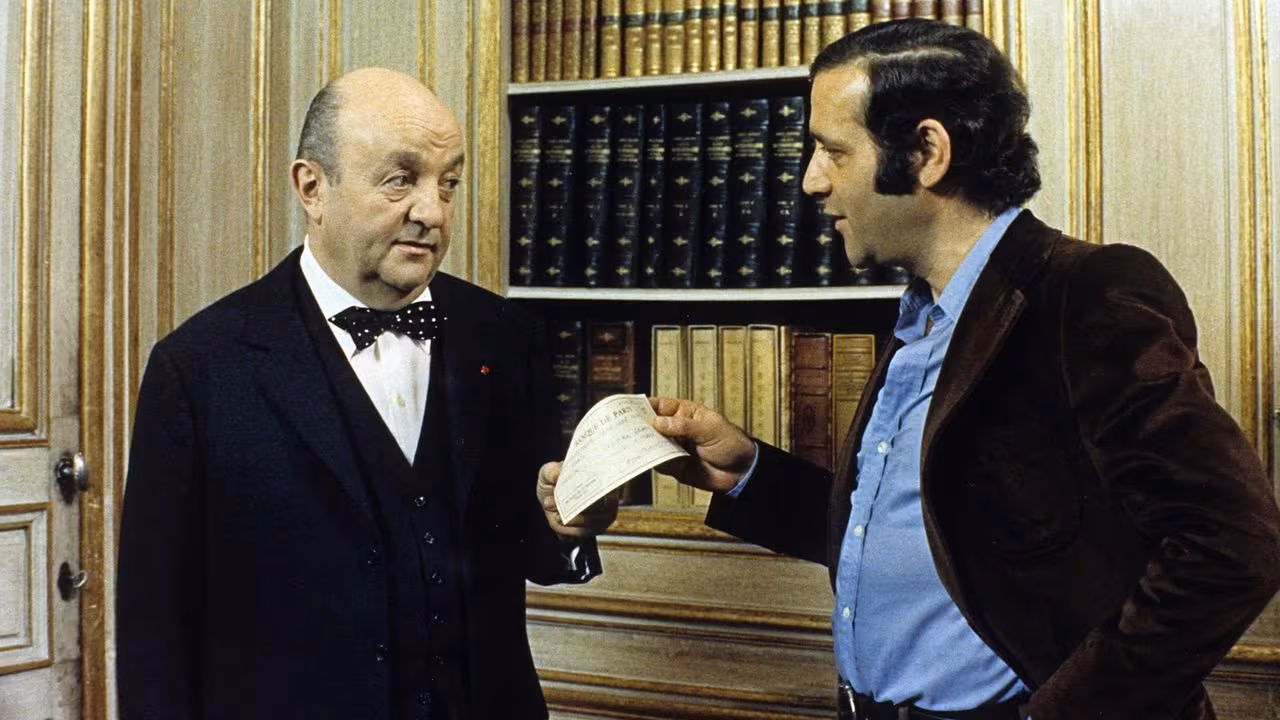 Bernard Blier wearing Cartier Tank in Everyone is Beautiful Everyone is Kind