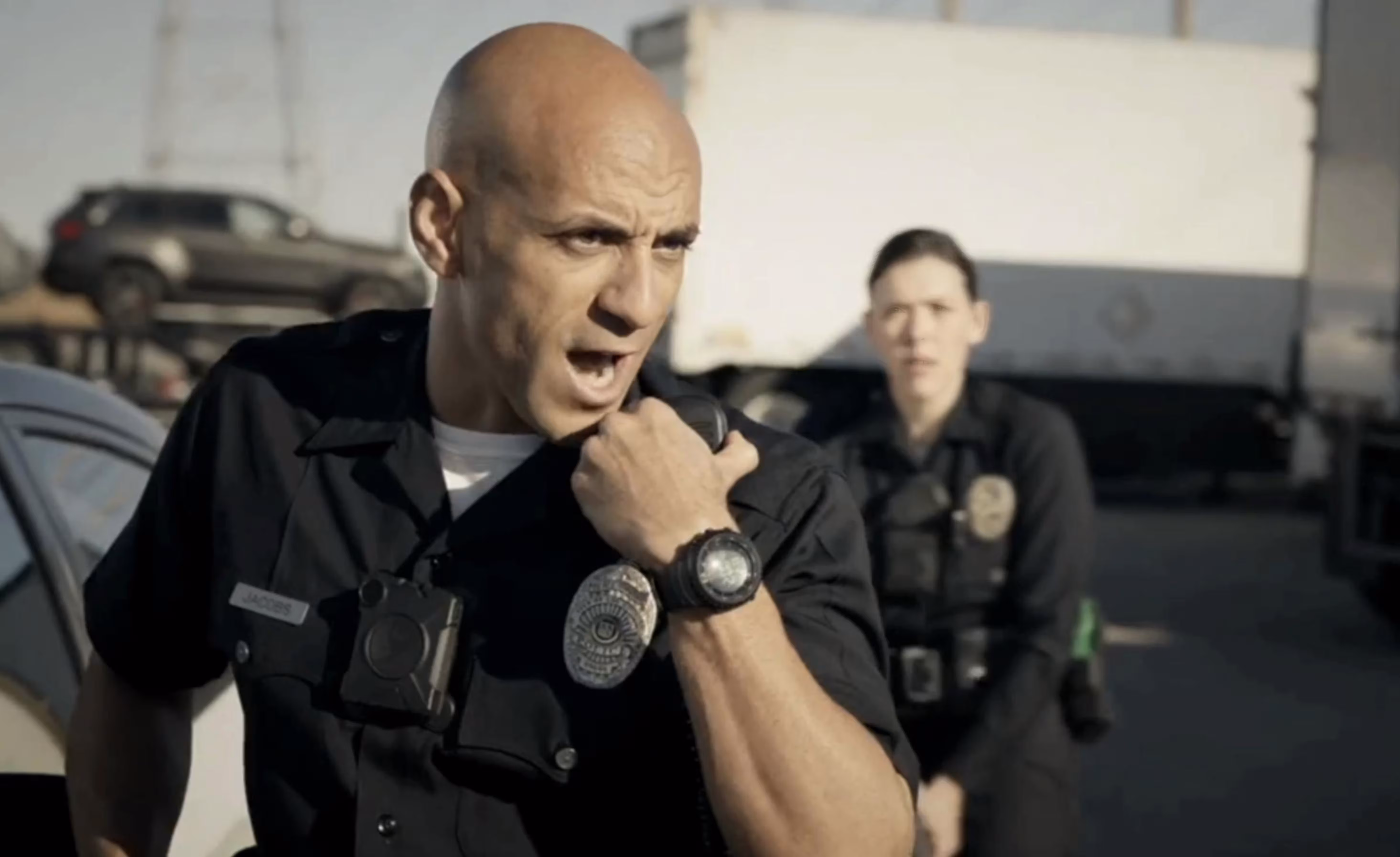 Gian Shaw wearing Unidentified Watch in S.W.A.T.