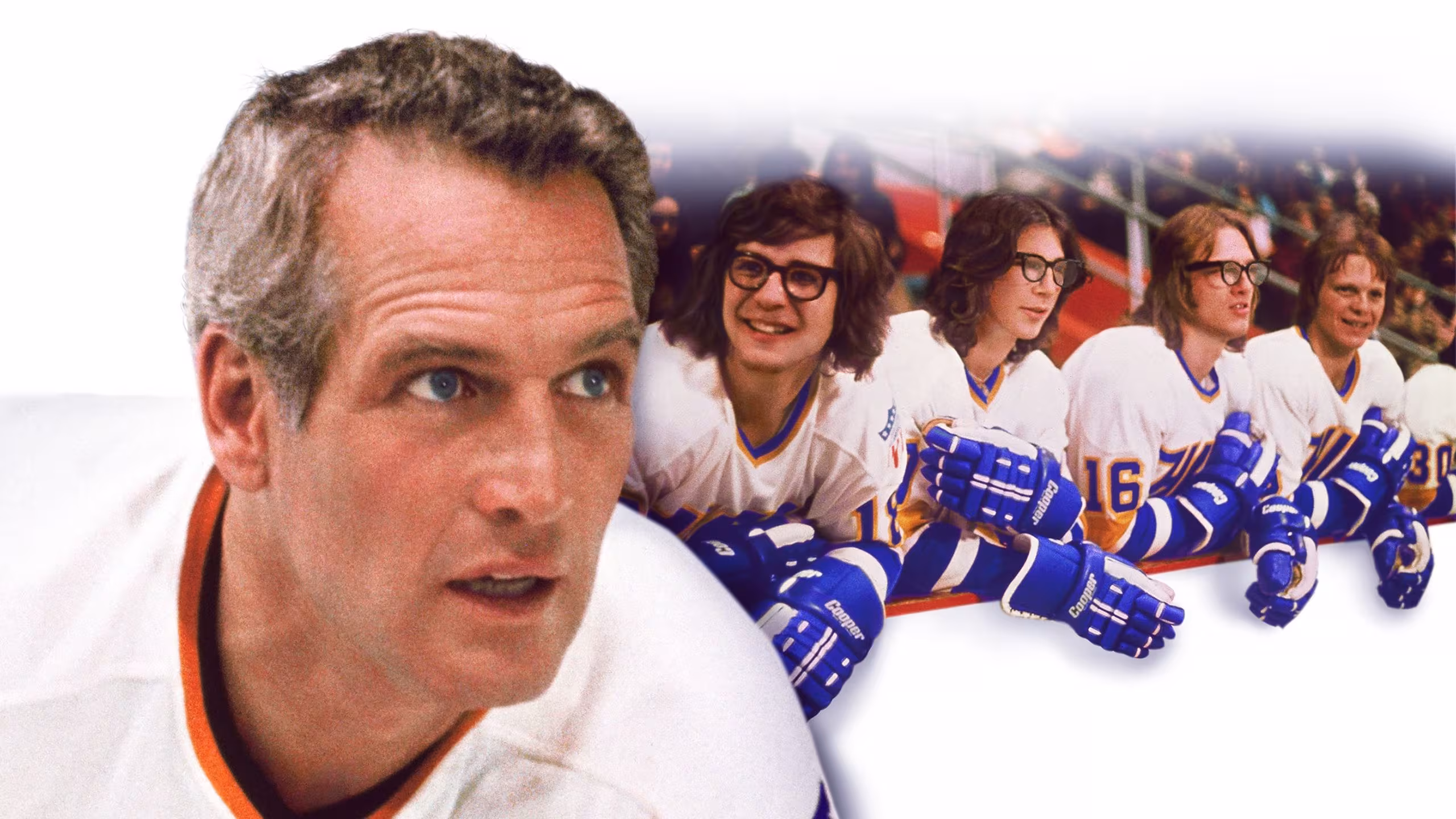 Paul Newman wearing Hamilton QED Frontier LED in Slap Shot