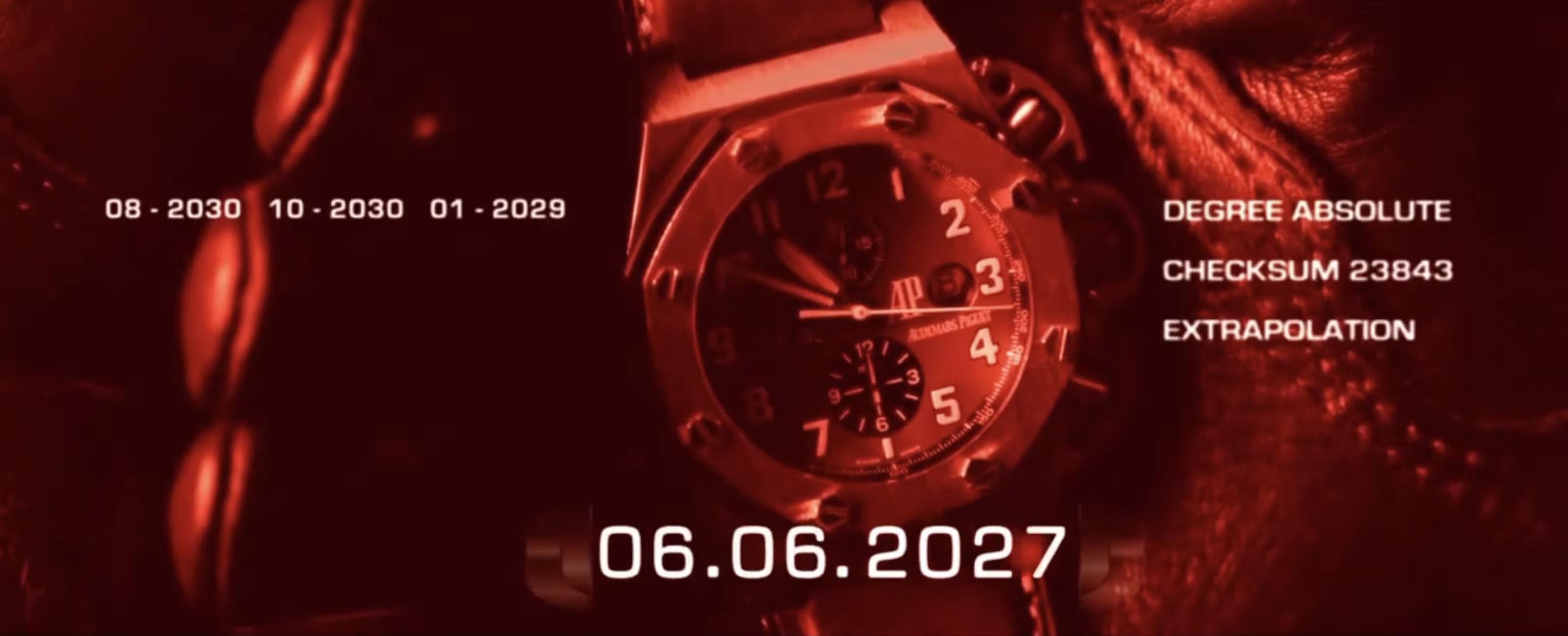 Arnold Schwarzenegger wearing Audemars Piguet Royal Oak Offshore T3 Chronograph in Terminator 3: Rise of the Machines