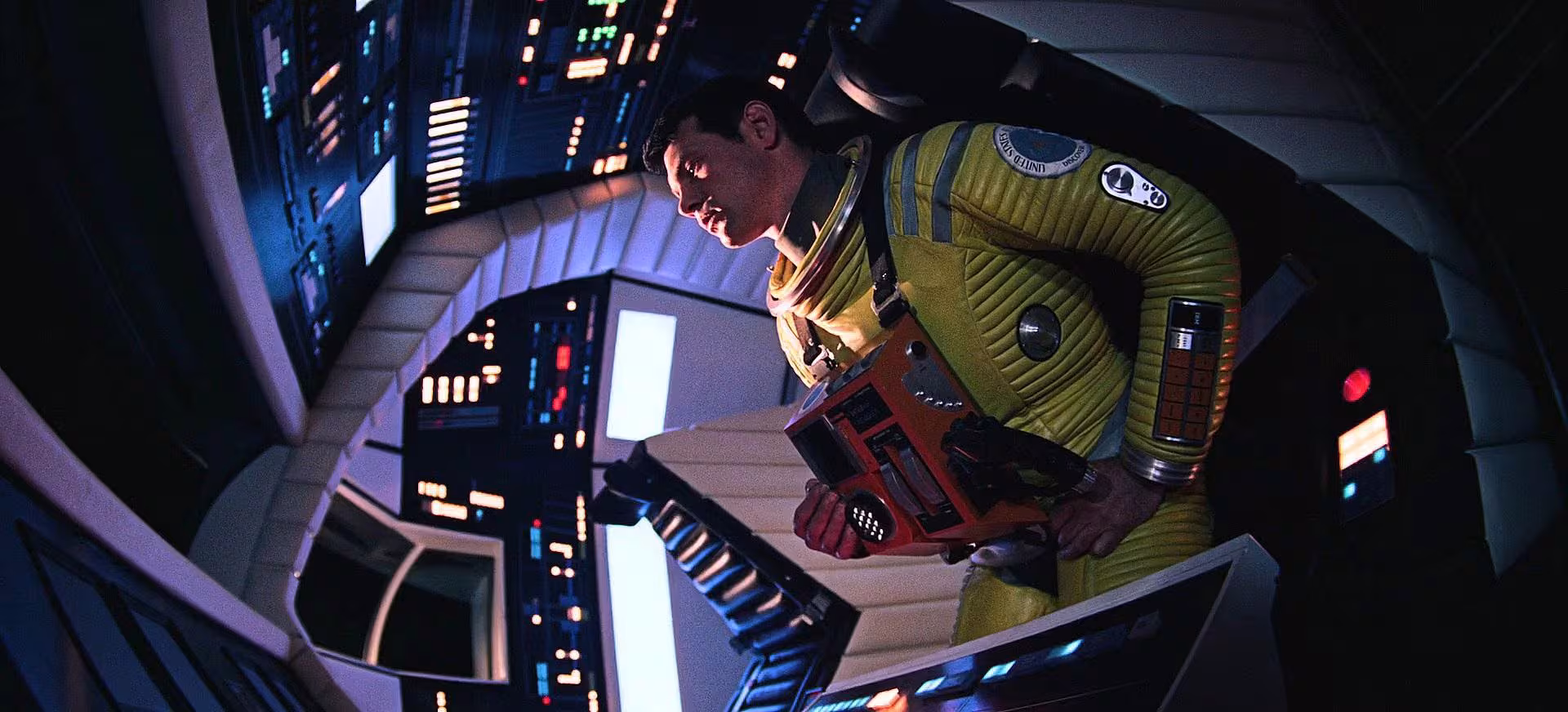 Gary Lockwood wearing Hamilton Odyssey Prototype in 2001: A Space Odyssey