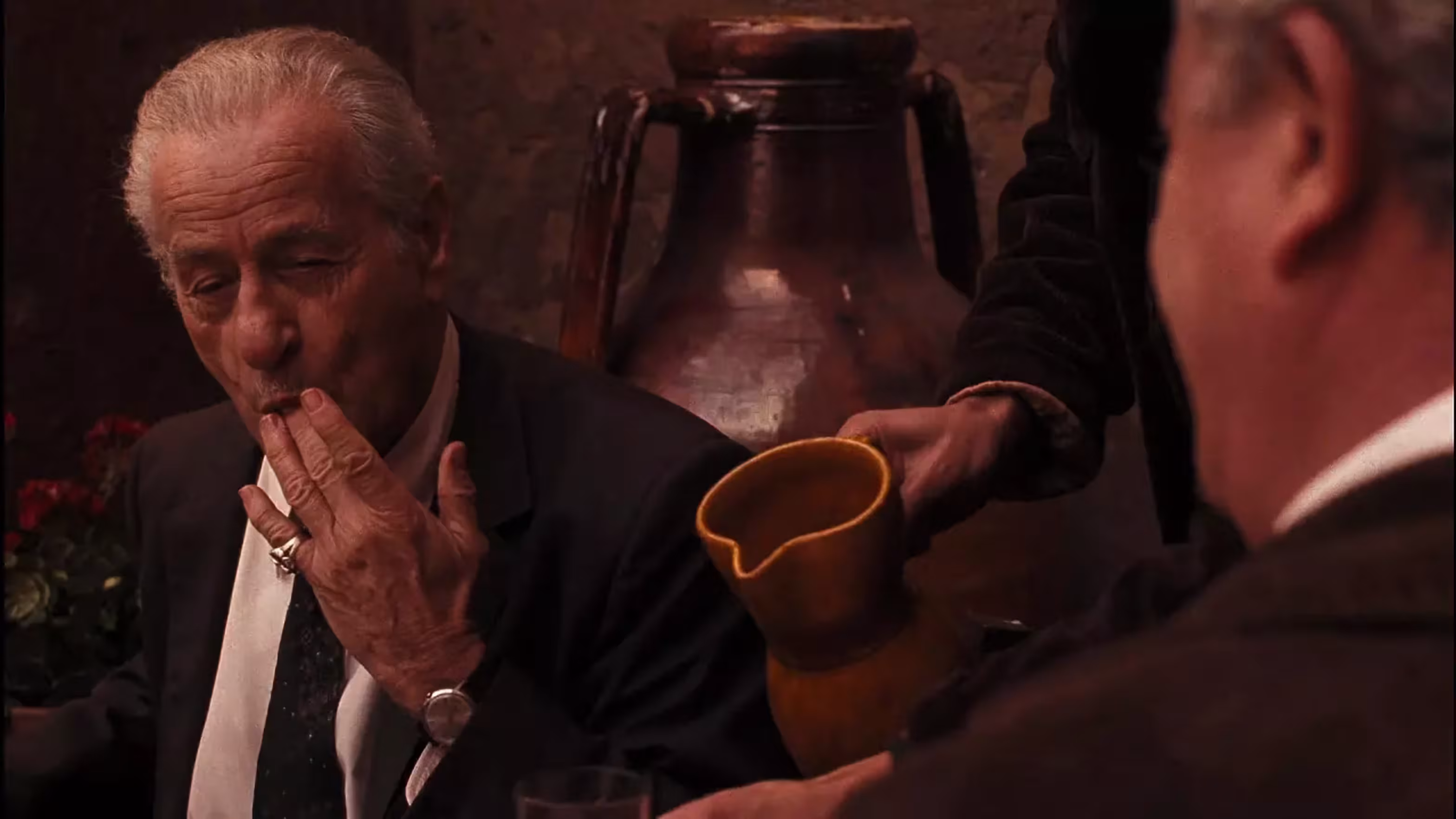 Eli Wallach wearing Unidentified watch in The Godfather Part III