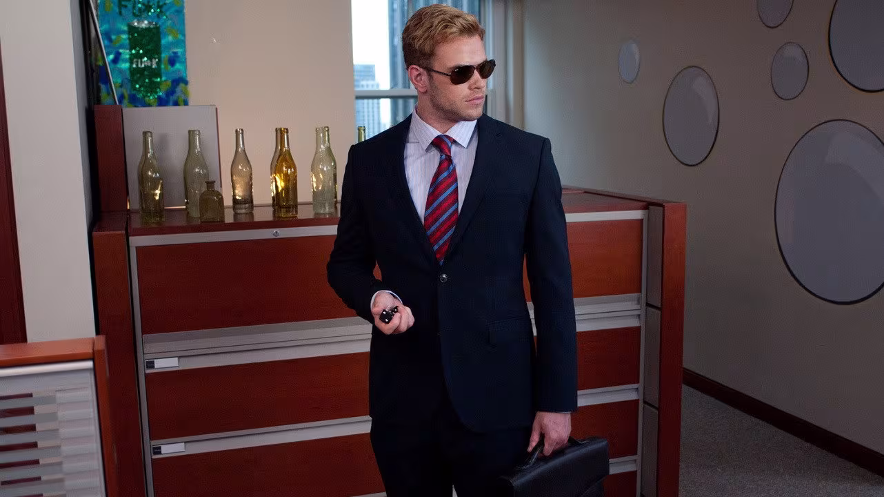 Kellan Lutz wearing Cartier Pasha de Cartier in Syrup