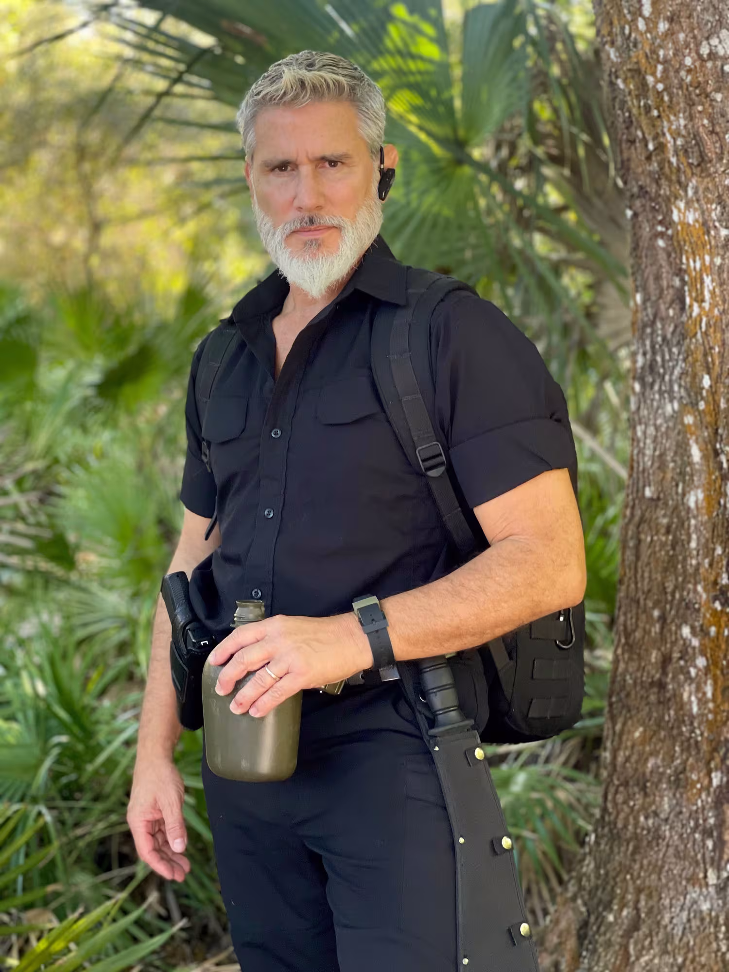 Mykel Hawke wearing MTM Air Stryk in Lost Survivors