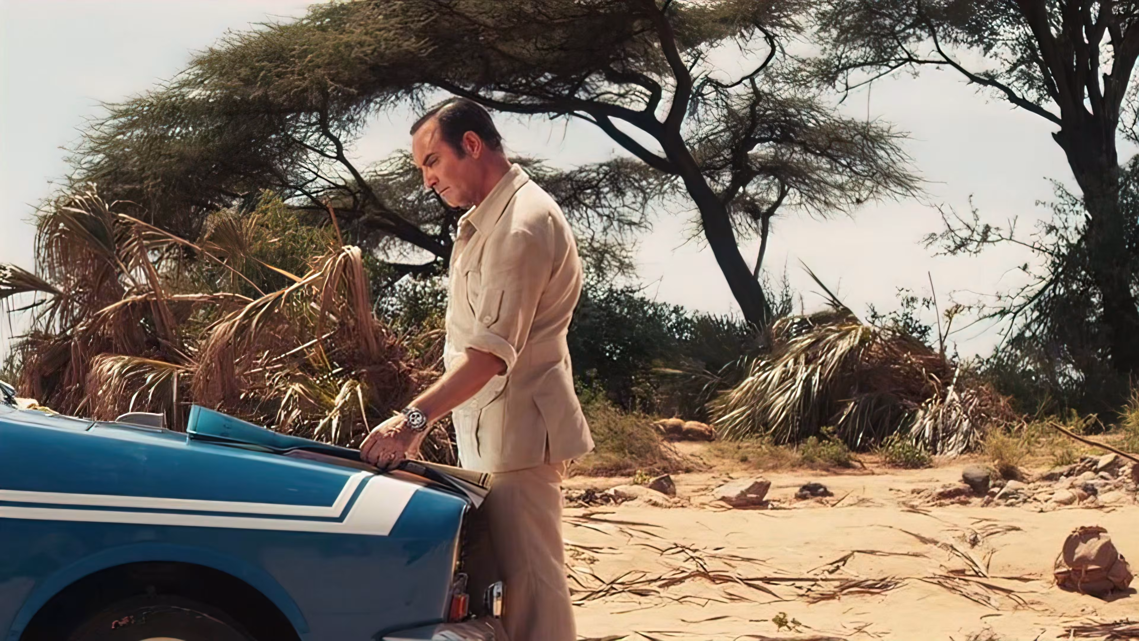 Jean Dujardin wearing Tissot Heritage 1973 in OSS 117: From Africa with Love