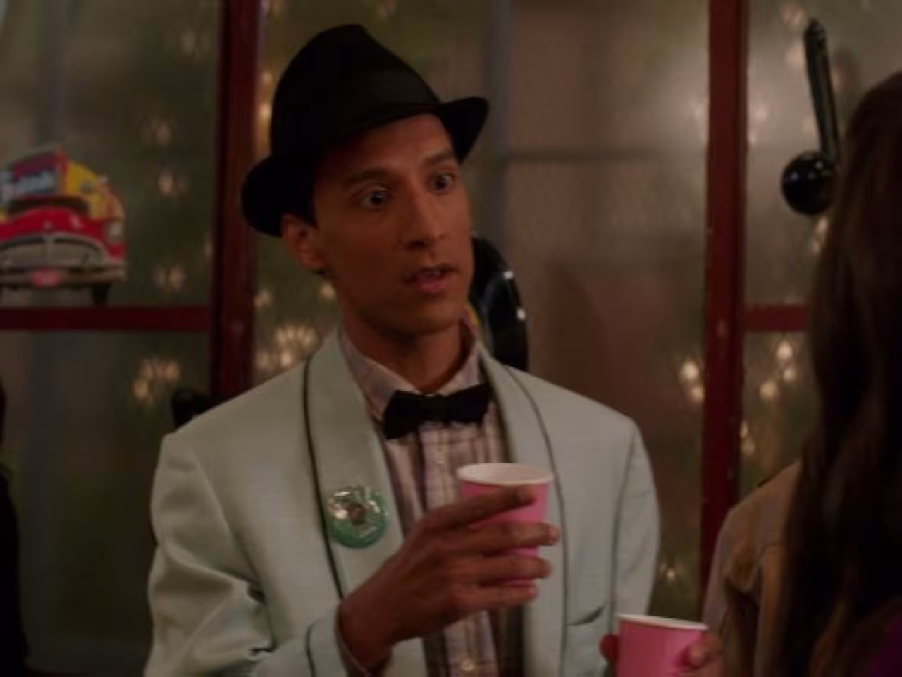 Danny Pudi wearing Casio CA-53W in Community