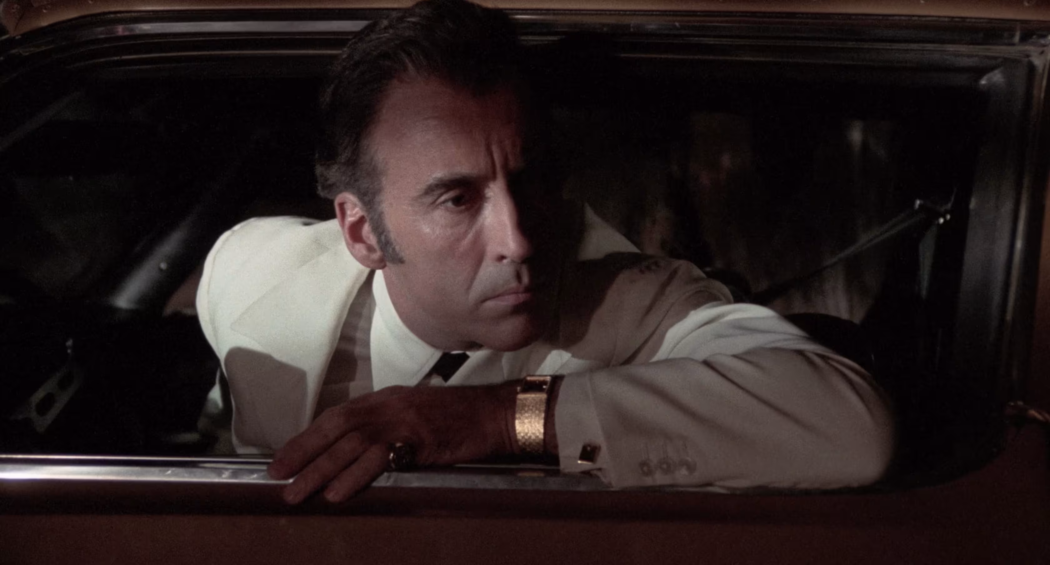 Christopher Lee wearing Bueche Girod Bracelet Watch in The Man with the Golden Gun
