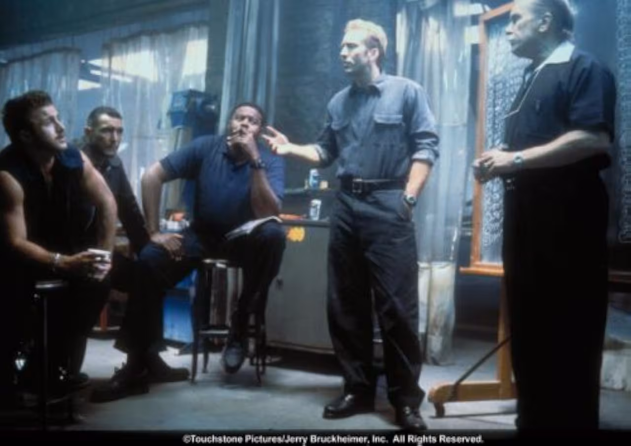 Nicolas Cage wearing Casio G-Shock GT-000 (prop replica) in Gone in Sixty Seconds