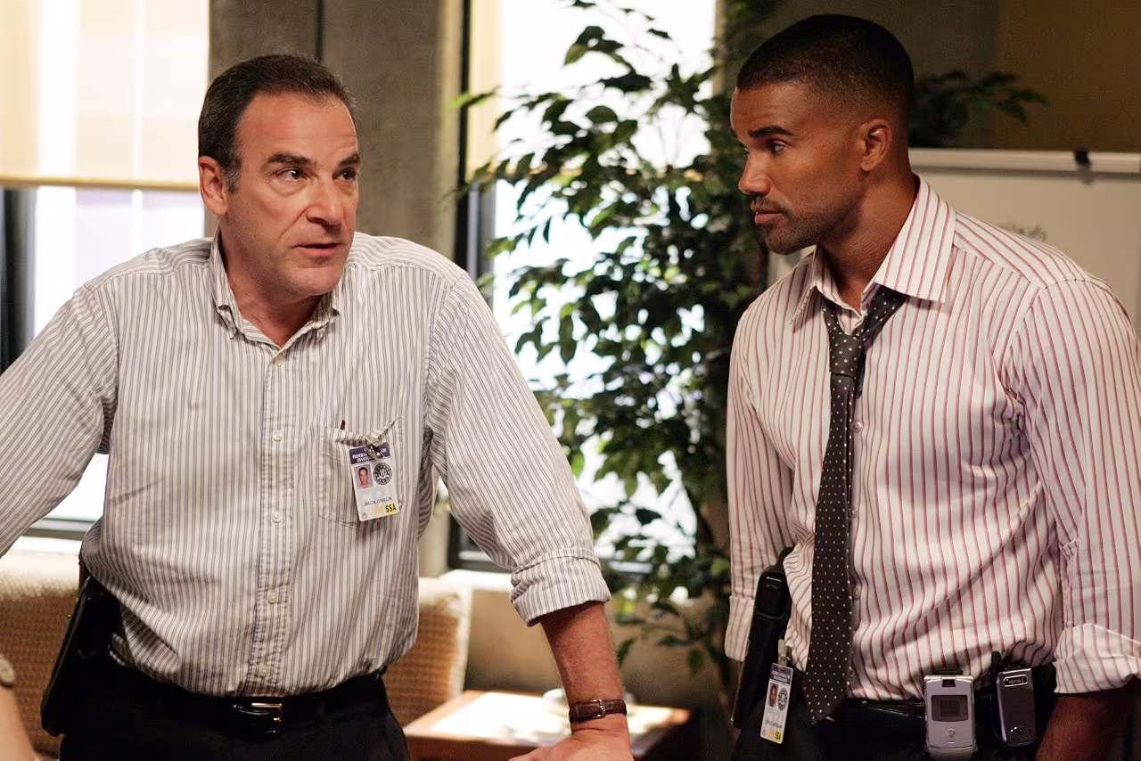 Shemar Moore wearing MTM Black Patriot in Criminal Minds