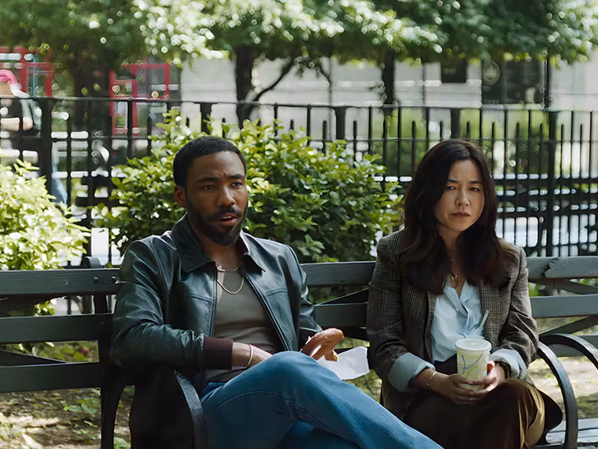Donald Glover wearing Patek Philippe Chronograph in Mr. & Mrs. Smith