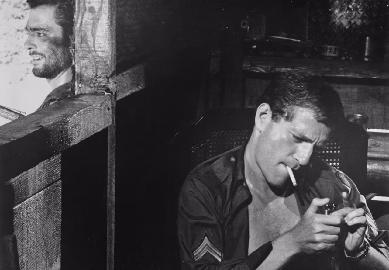 George Segal wearing Unidentified watch in King Rat