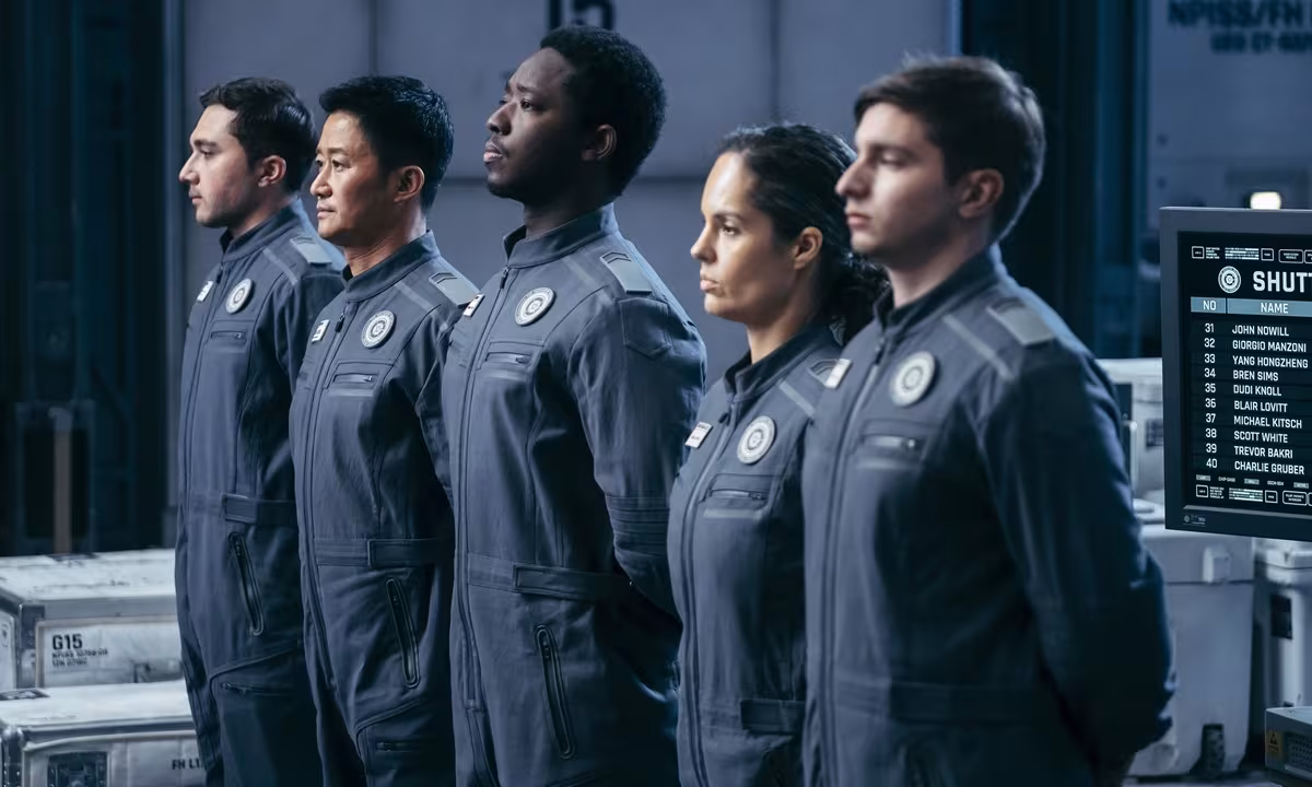 Kawawa Kadichi wearing Hamilton Jazzmaster in The Wandering Earth 2