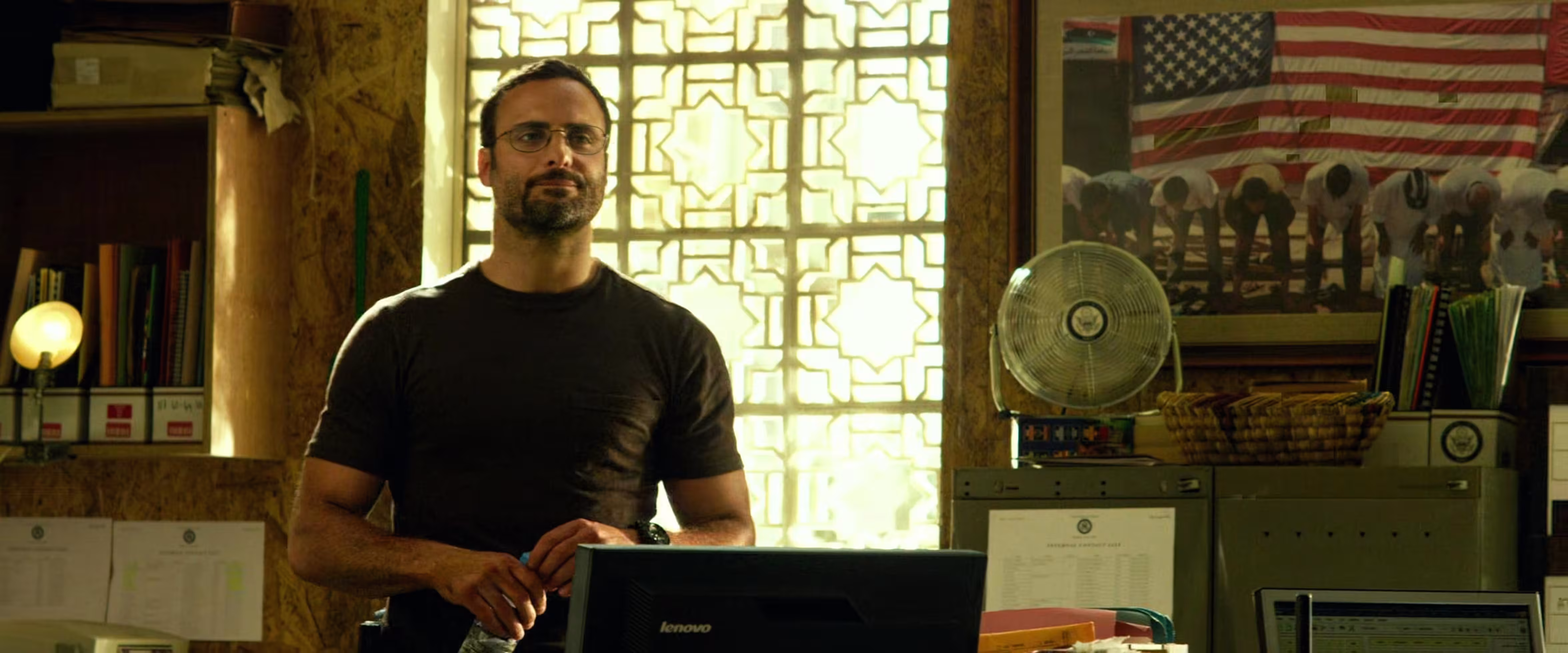 Dominic Fumusa wearing Unidentified watch in 13 Hours: The Secret Soldiers of Benghazi