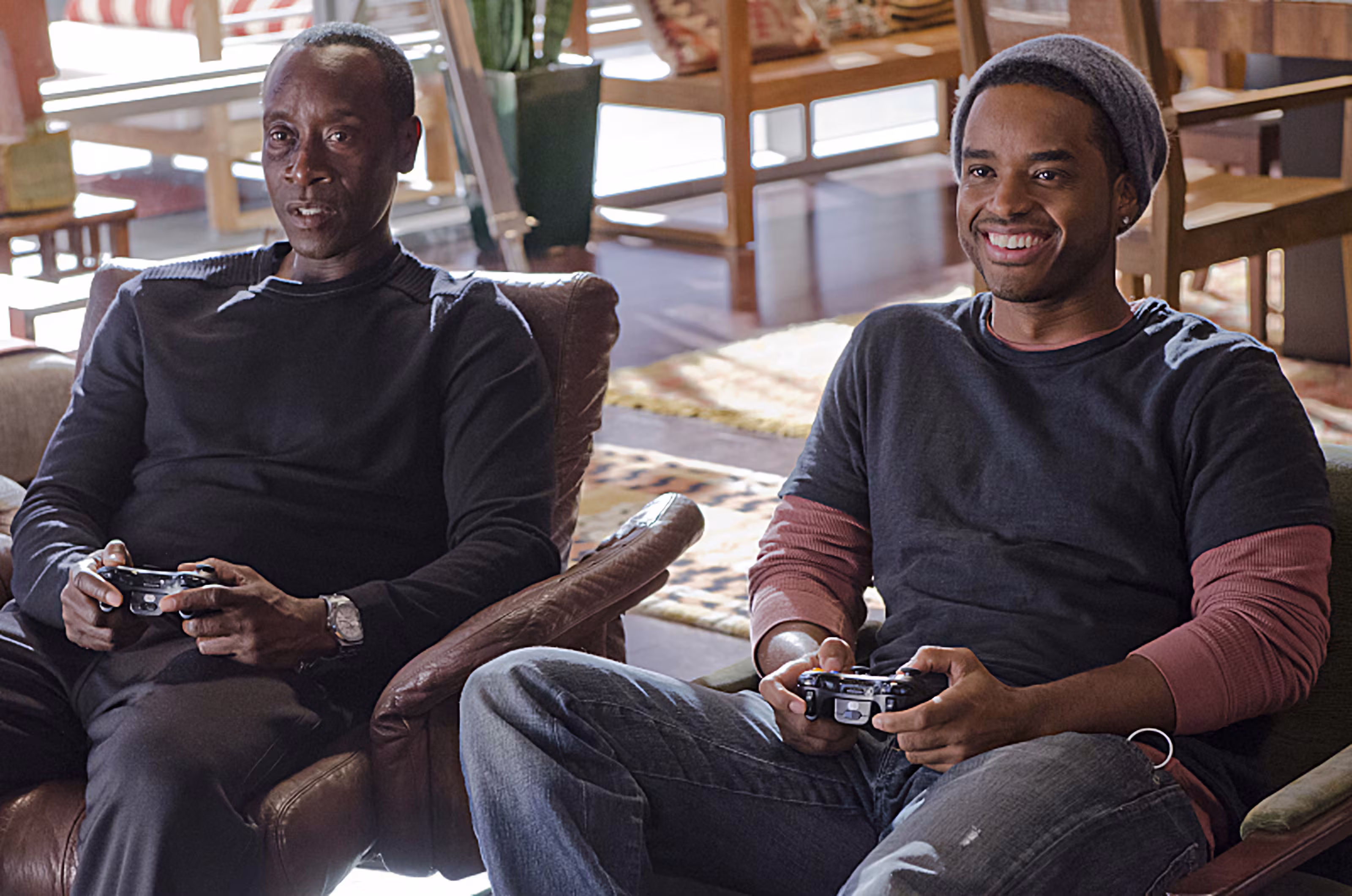 Don Cheadle wearing Audemars Piguet Royal Oak Power Reserve in House of Lies