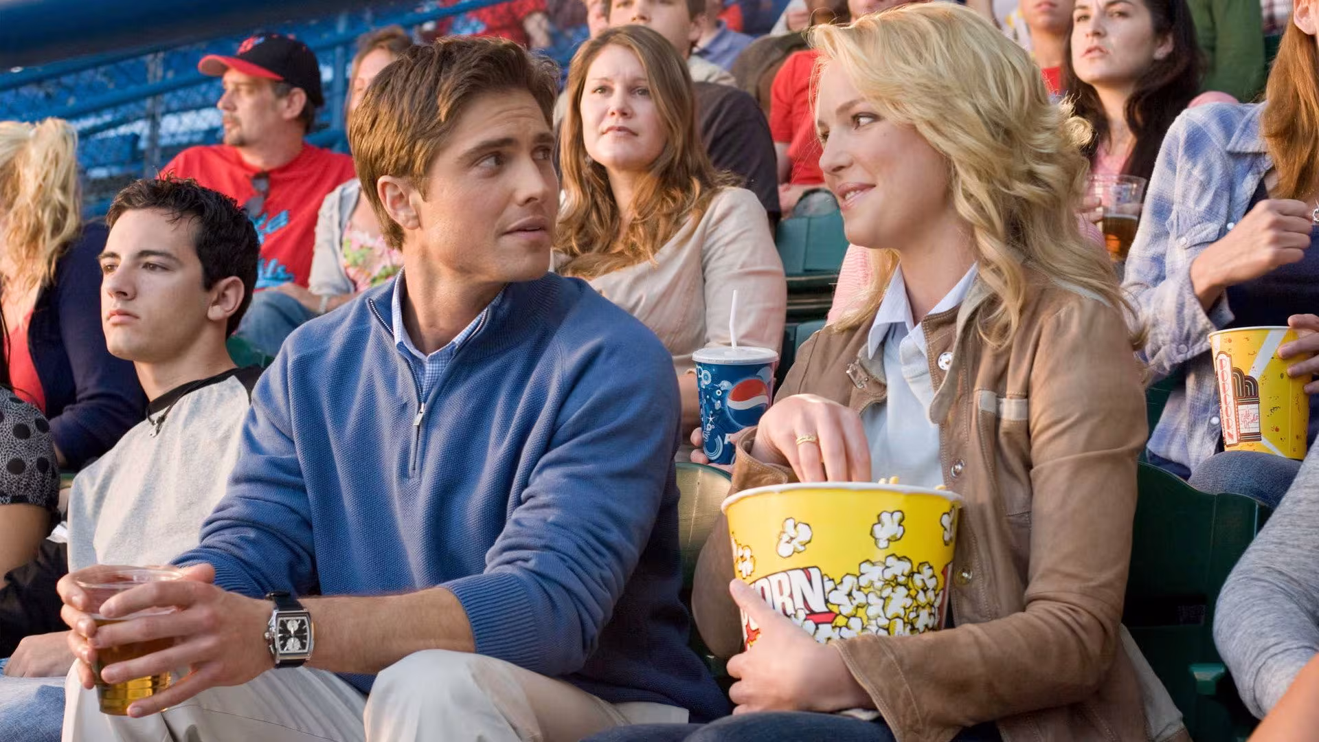 Eric Winter wearing IWC Da Vinci in The Ugly Truth