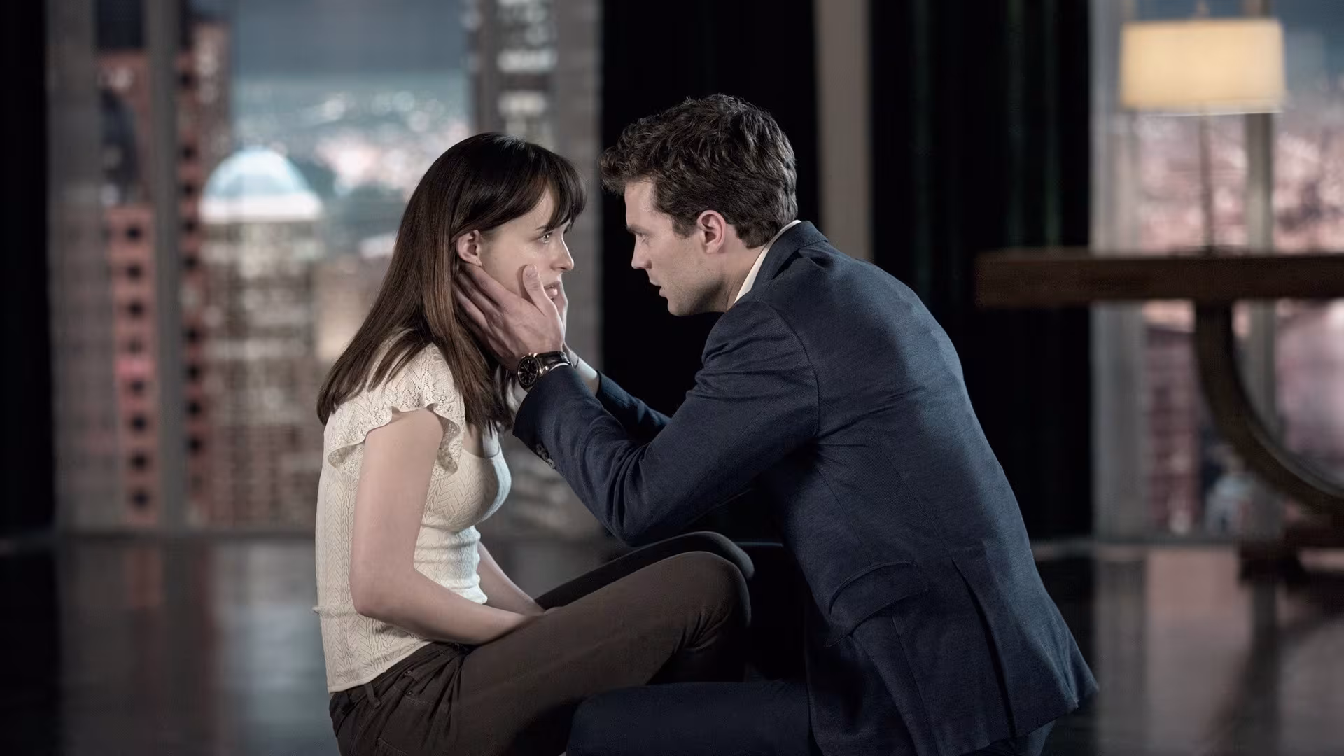 Jamie Dornan wearing Omega Seamaster Aqua Terra in Fifty Shades of Grey