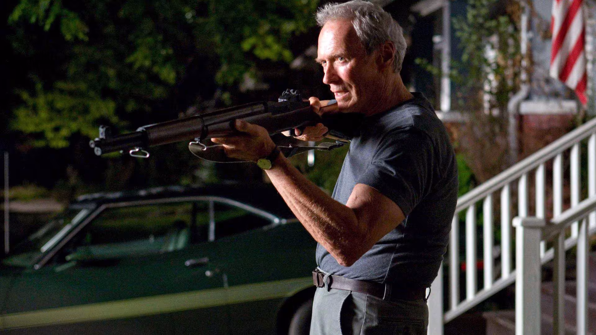 Clint Eastwood wearing Hamilton in Gran Torino