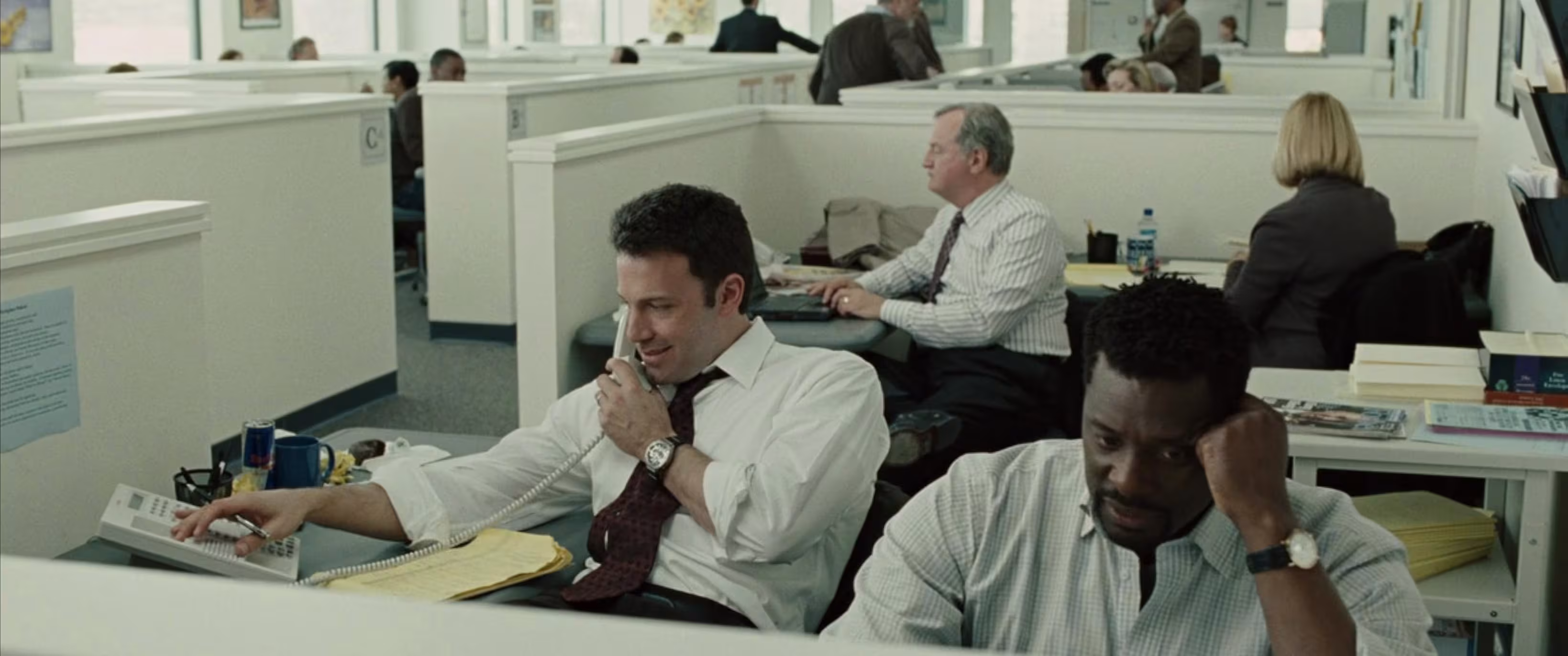Ben Affleck wearing Piaget Polo FortyFive Chronograph in The Company Men