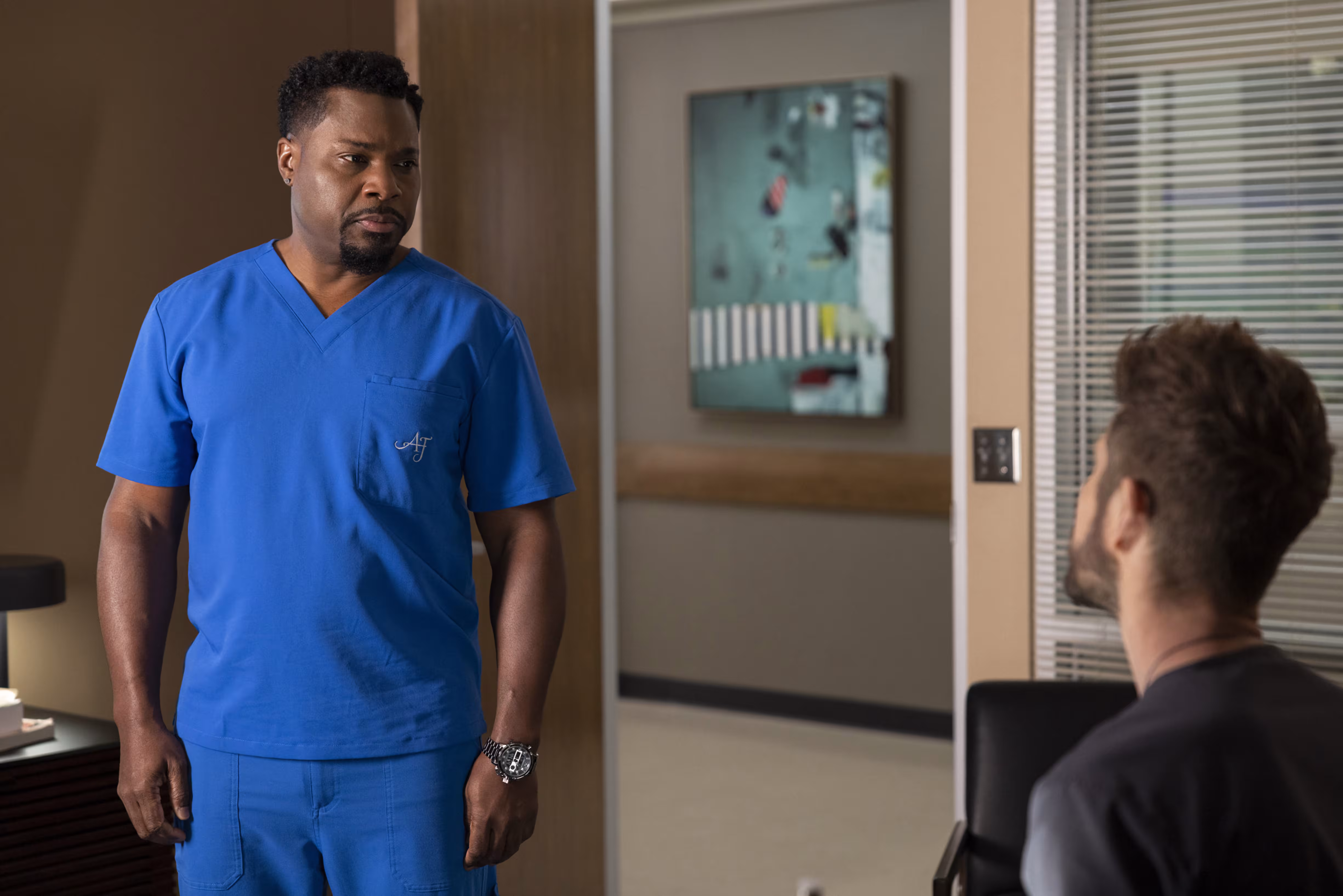 Malcolm-Jamal Warner wearing Megalith Ana-Digi Military in The Resident