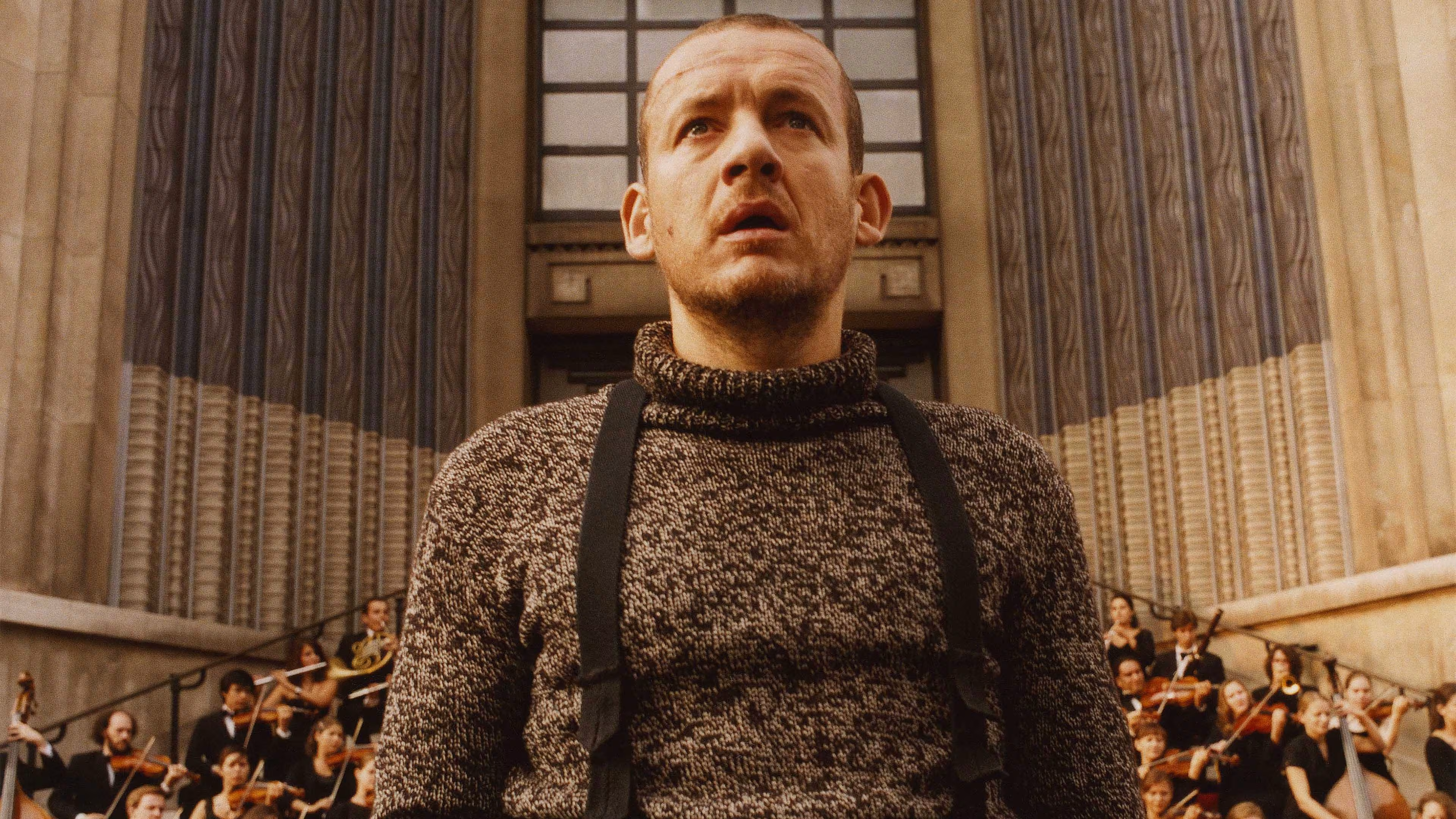 Dany Boon wearing Beran Armee d'Afrique in Micmacs