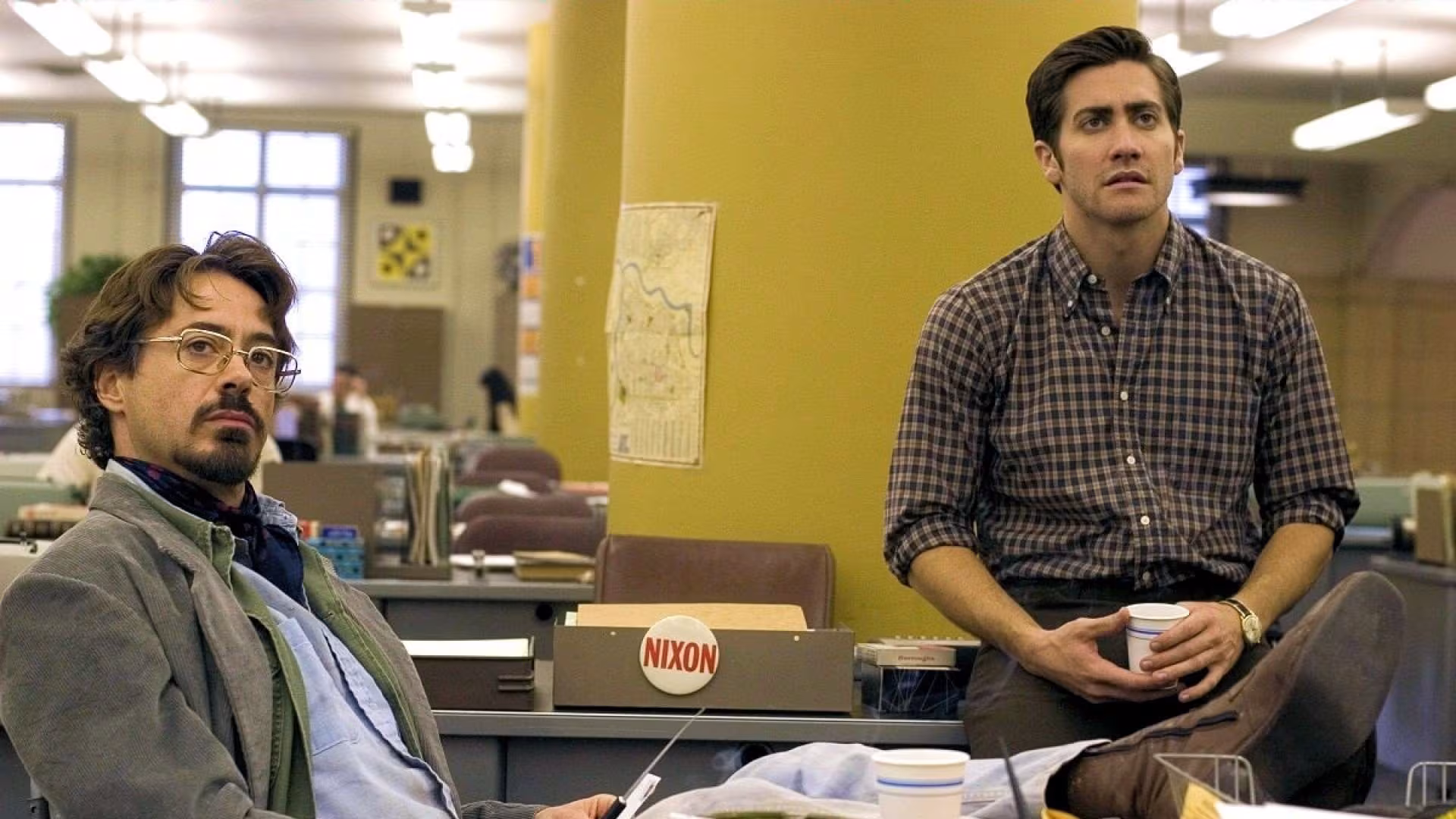 Jake Gyllenhaal wearing Timex Model 84 in Zodiac