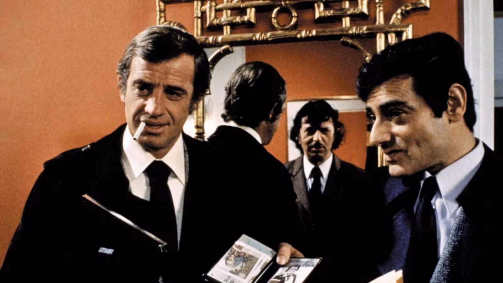 Jean-Paul Belmondo wearing Rolex Cosmograph Daytona Big Red in The Night Caller