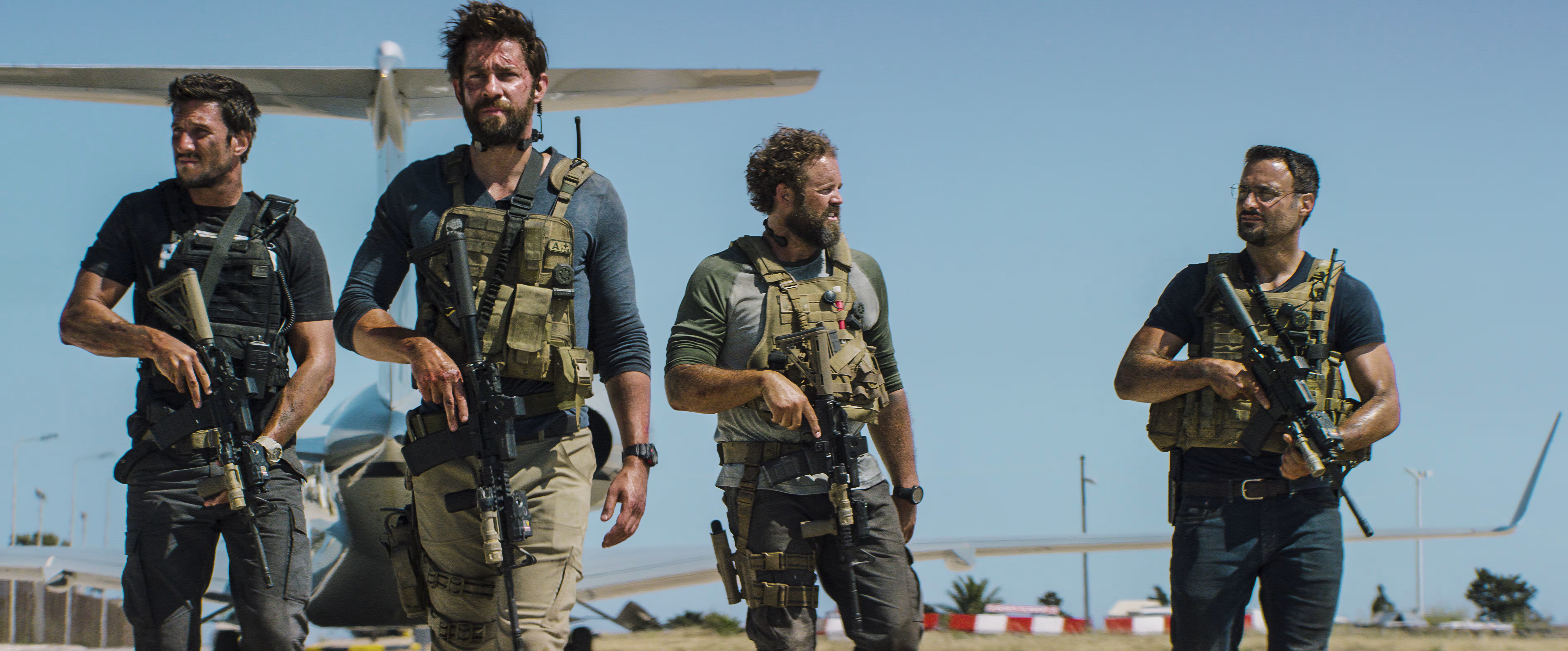 Pablo Schreiber wearing Casio G-Shock in 13 Hours: The Secret Soldiers of Benghazi