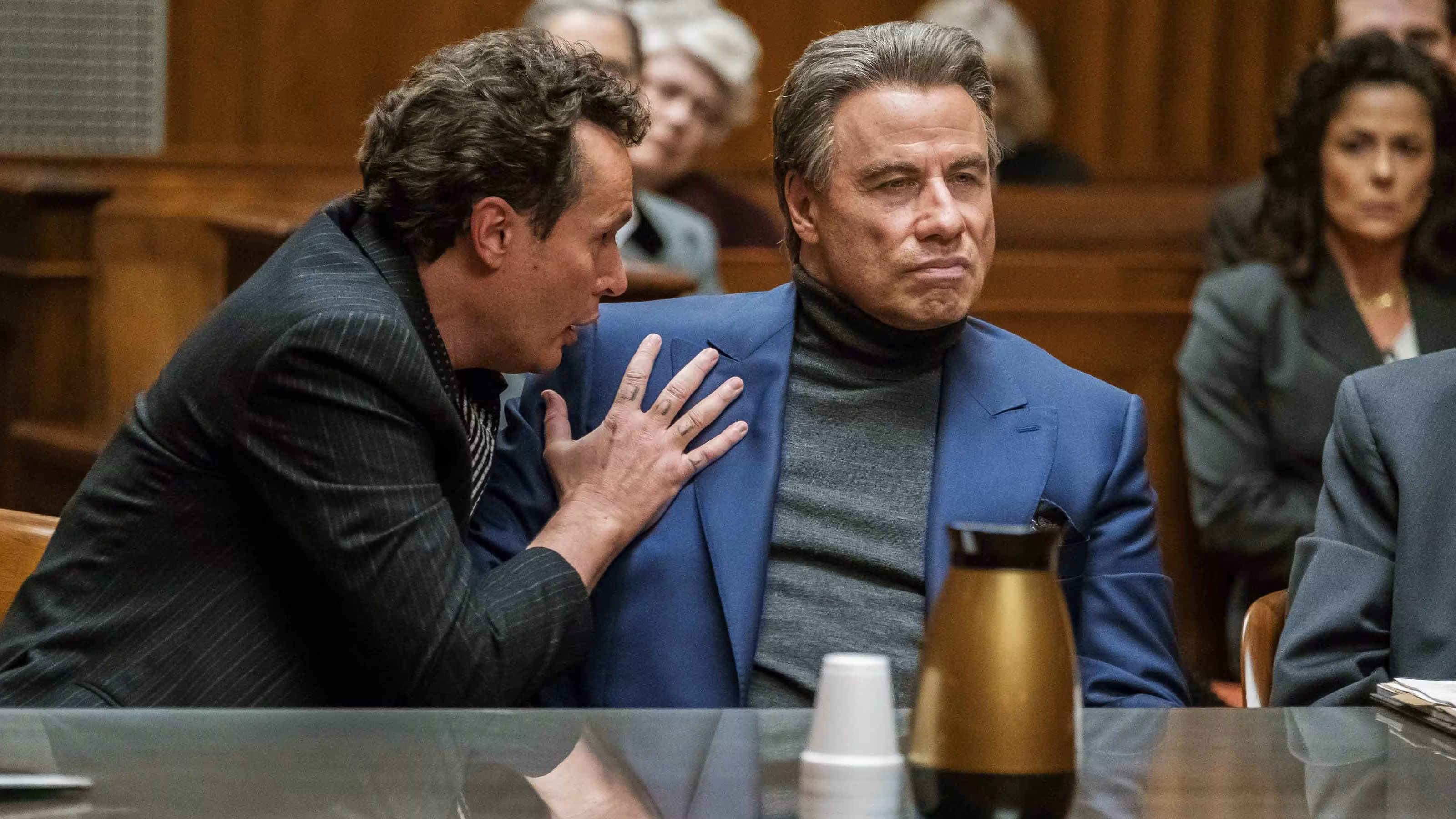 John Travolta wearing Piaget Ultra-Thin in Gotti