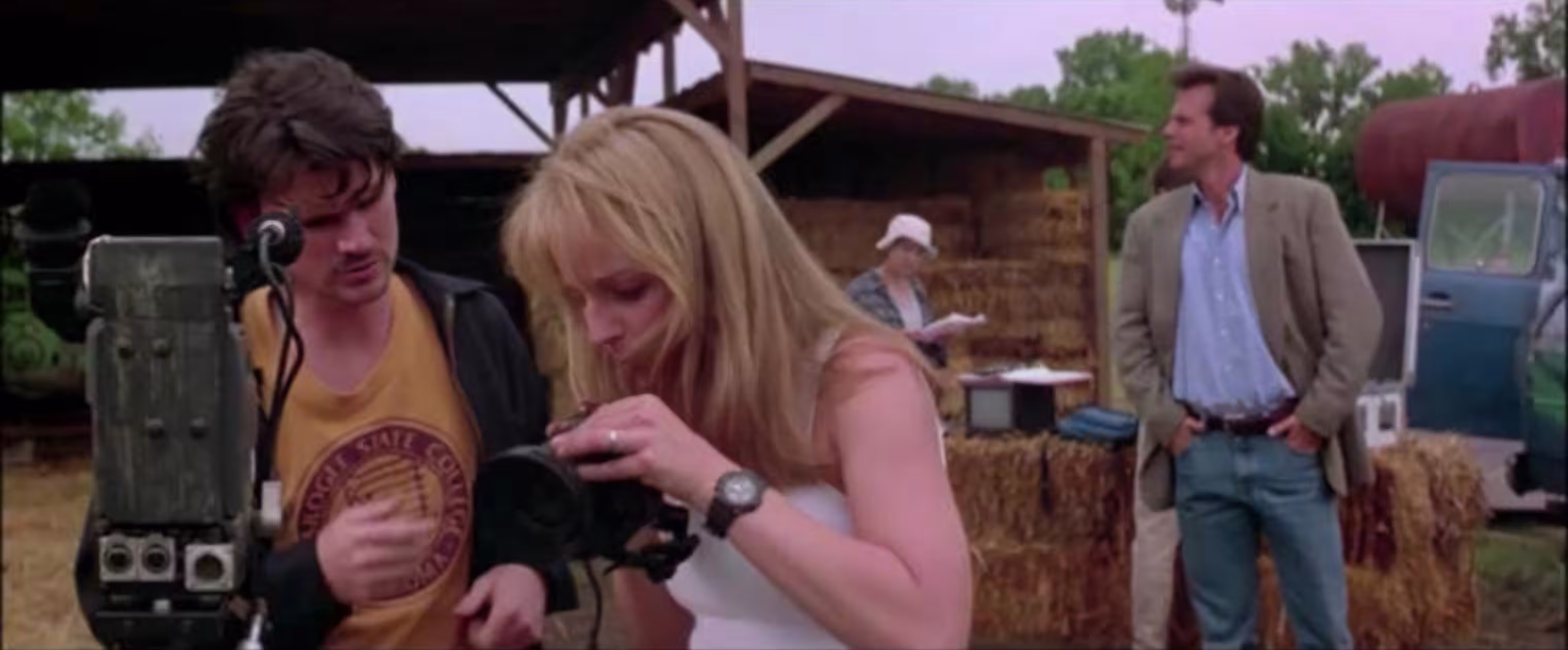 Helen Hunt wearing Lorus Chronograph in Twister