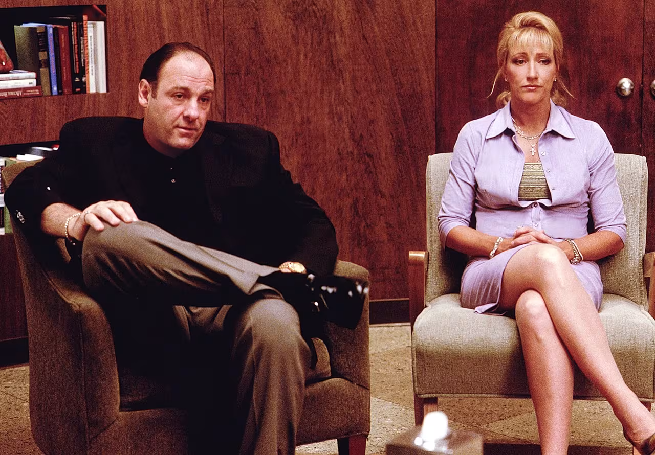 James Gandolfini wearing Rolex Day-Date in The Sopranos