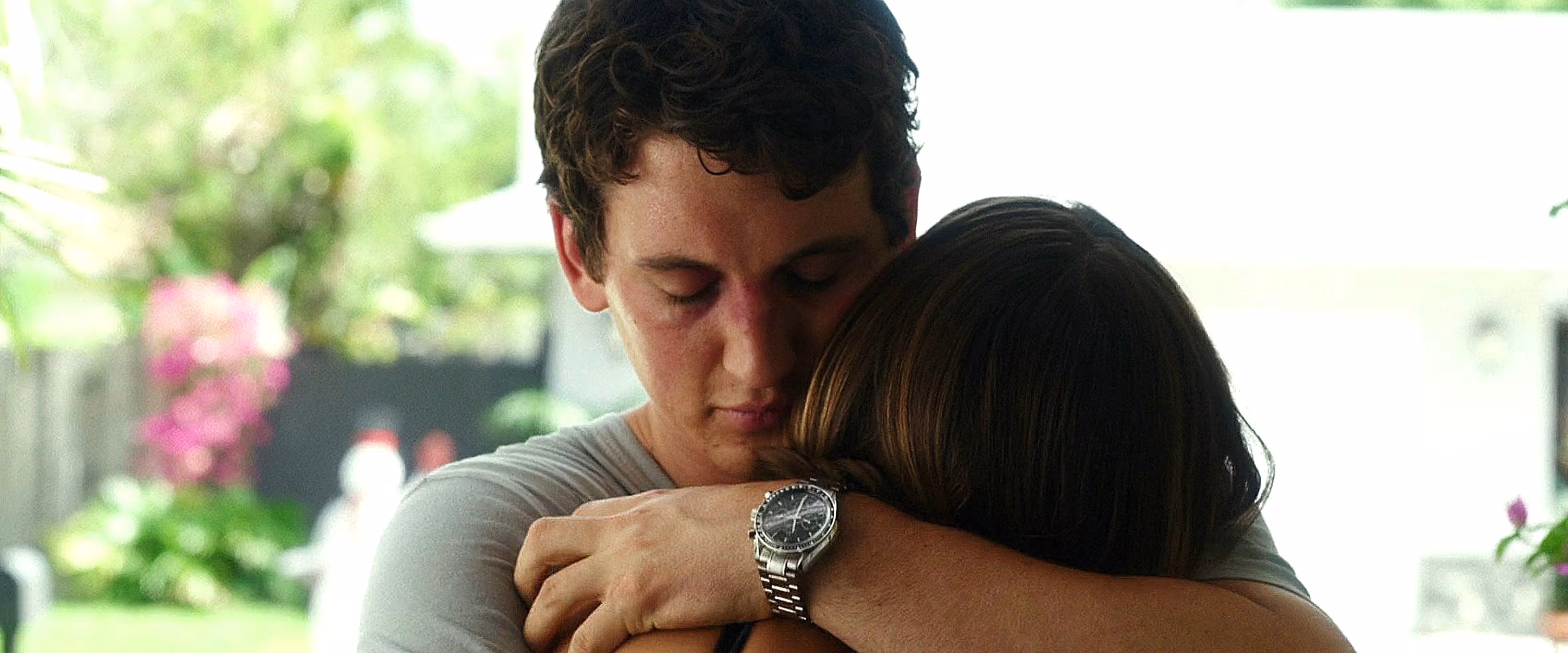 Miles Teller wearing Omega Speedmaster in War Dogs