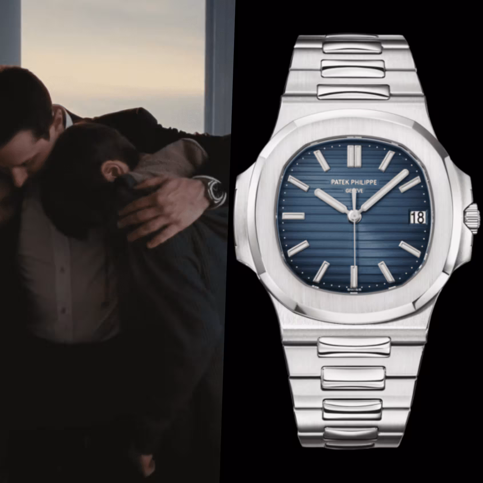 Jeremy Strong wearing Patek Philippe Nautilus in Succession
