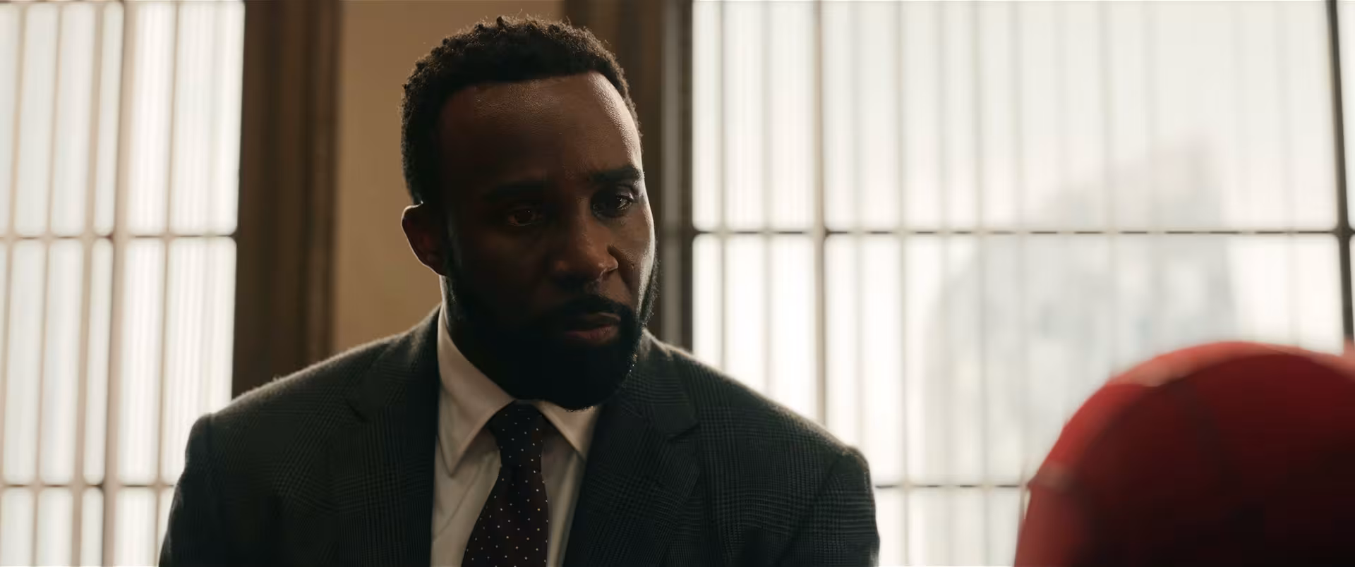 Tramell Tillman wearing Zenith Chronomaster Sport in Spider-Man: Brand New Day